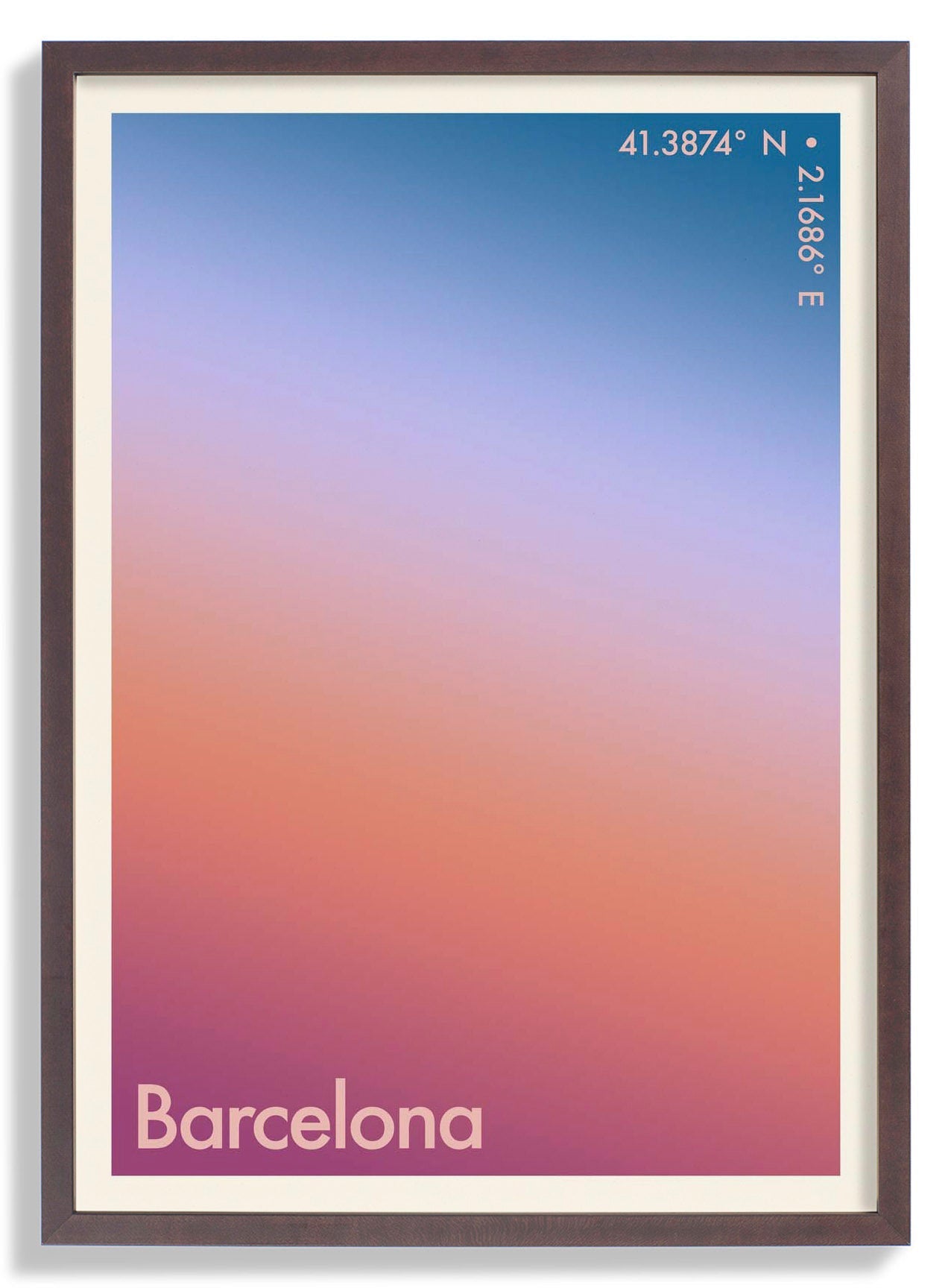 Barcelona Sunset City