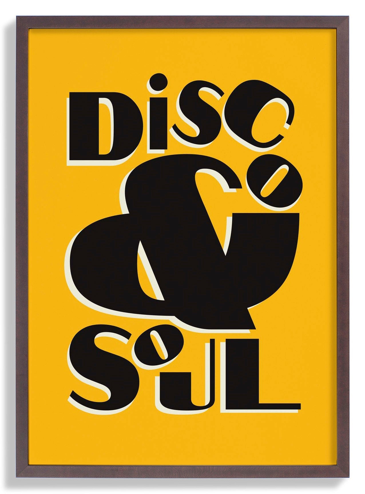 Disco & Soul Yellow Art Print