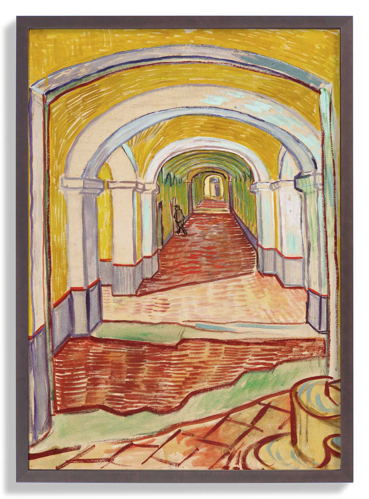 Korridor im Irrenhaus von Van Gogh