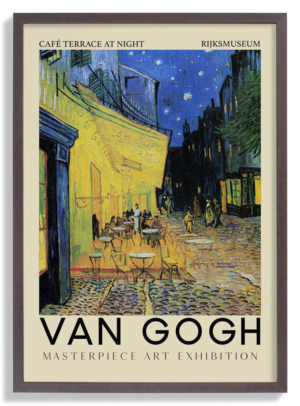 Café Terrace at Night Art Exhibition by Van Gogh