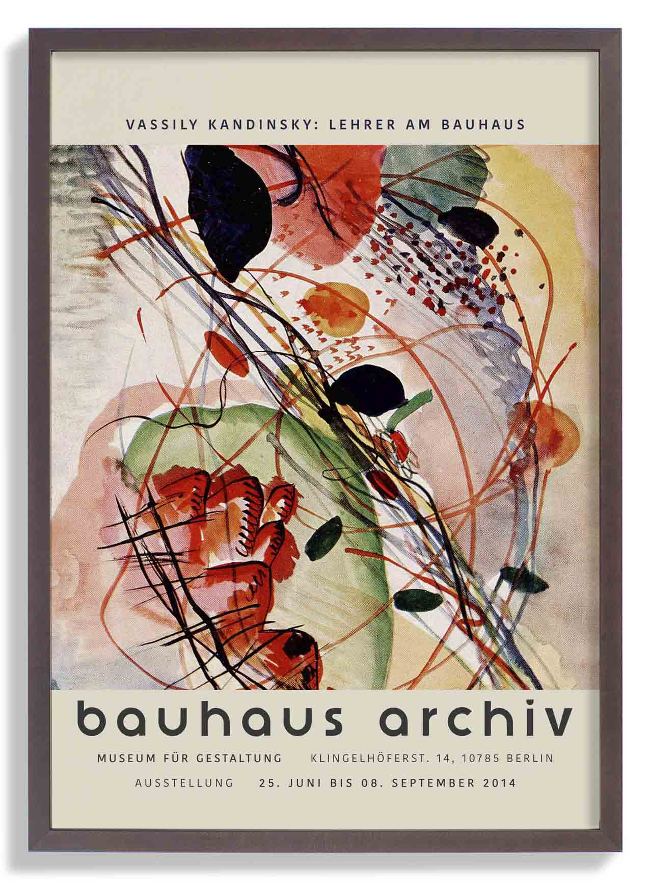 Aquarell Print by Wassily Kandinsky Exhibition