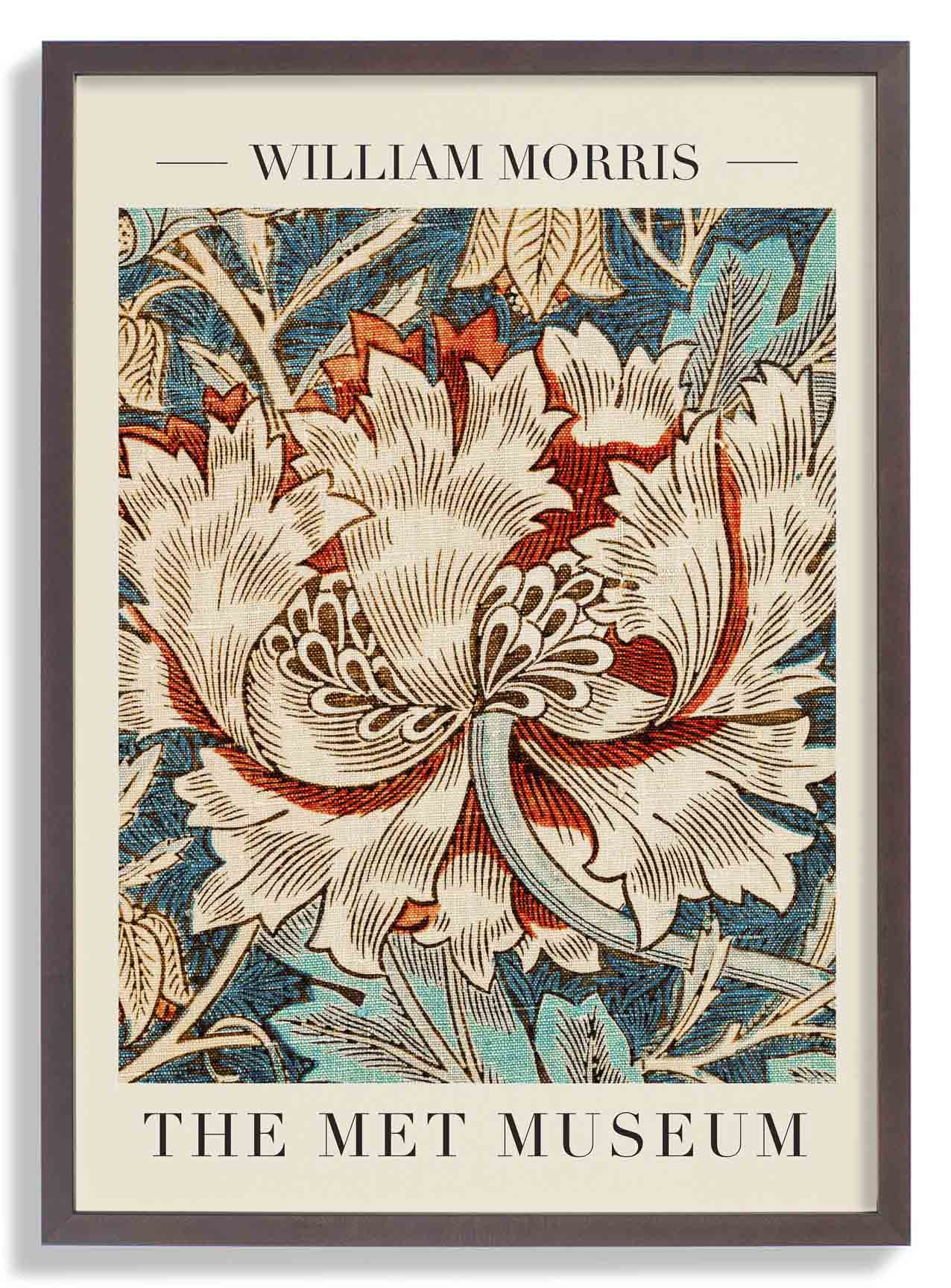 William Morris Honeysuckle Pattern III Art Exhibition