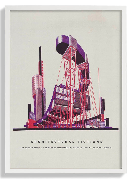 Demonstration of complex architectural forms by Yakov Chernikhov