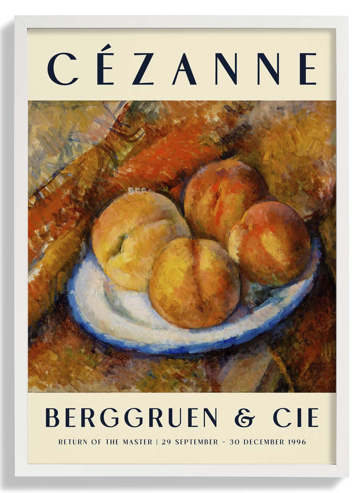 Four Peaches Art Exhibition By Paul Cézanne