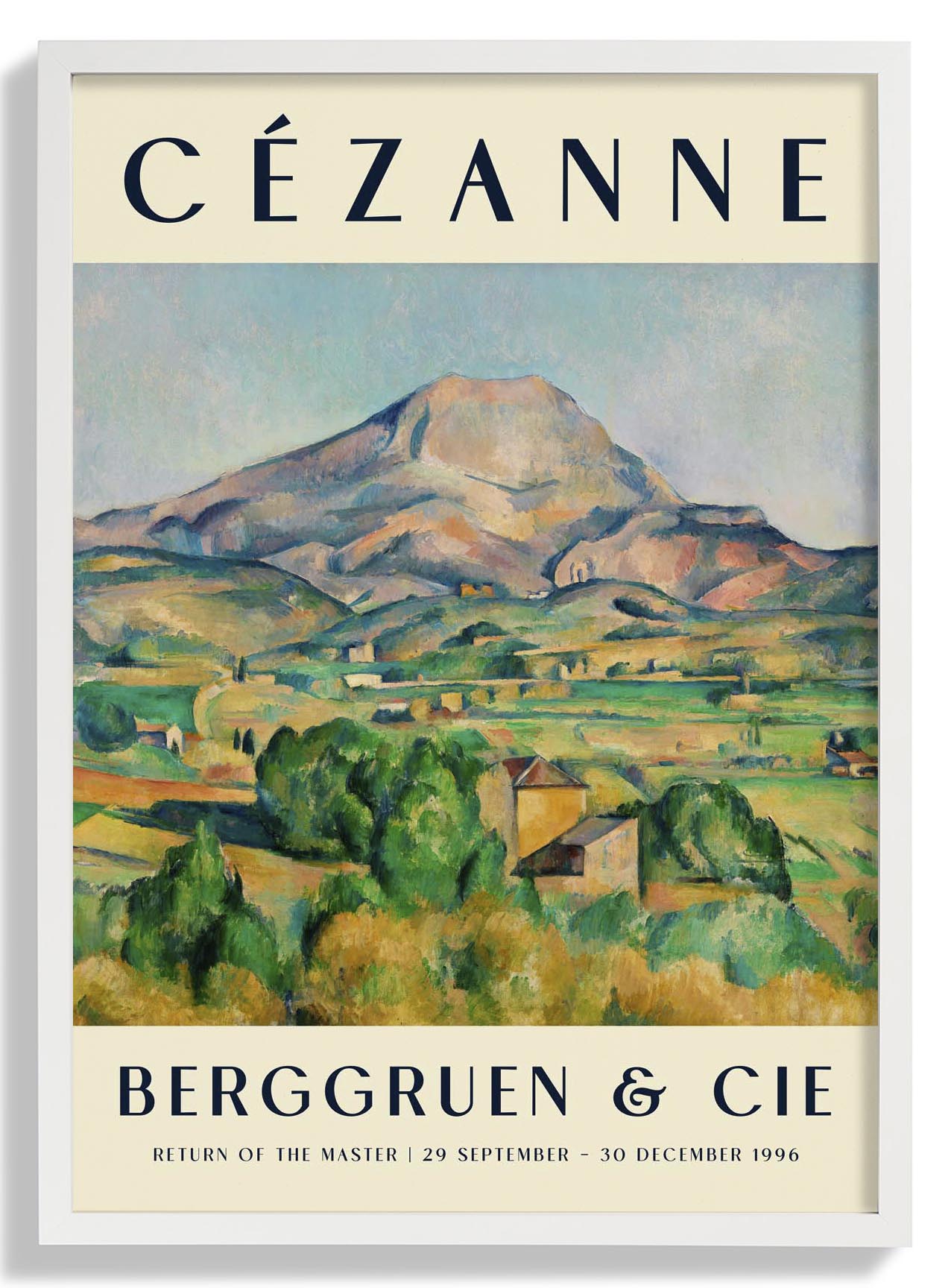 Mont Sainte Victoire Art Exhibition By Paul Cézanne