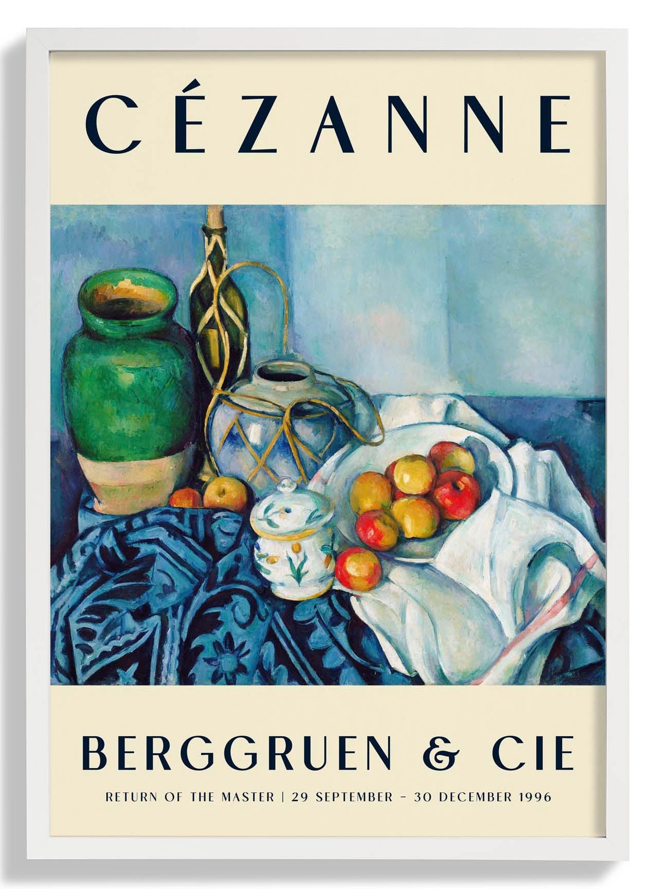 Still Life with Apples Art Exhibition By Paul Cézanne