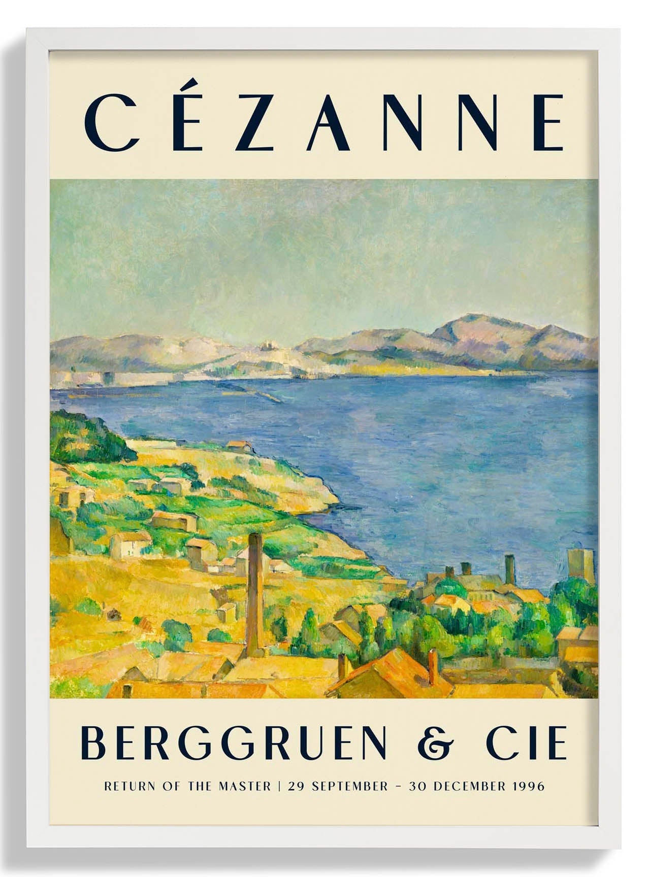 The Gulf of Marseilles Art Exhibition By Paul Cézanne