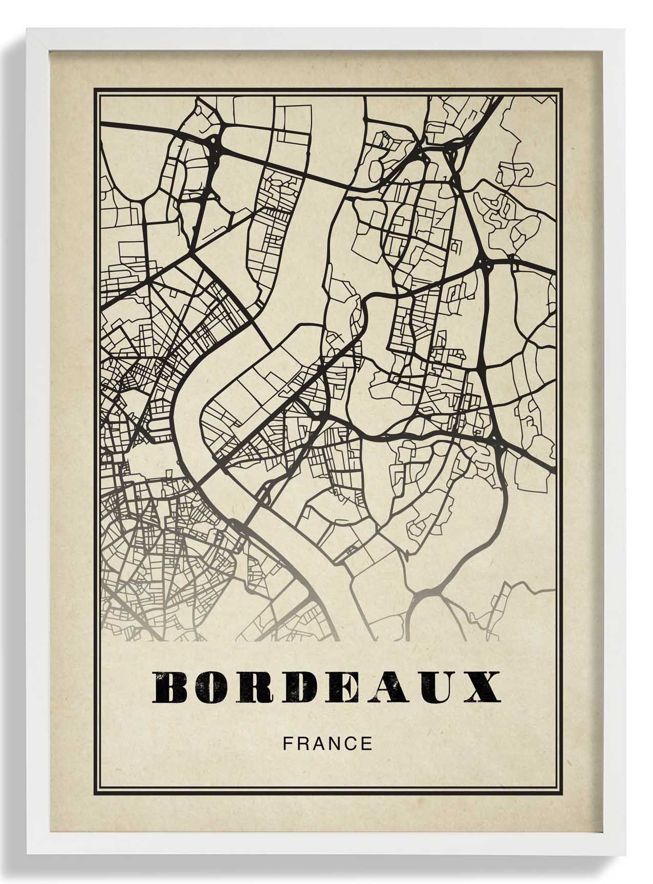 Bordeaux City Sepia
