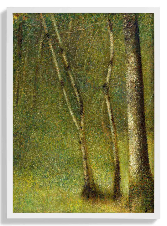 The Forest at Pontaubert by Georges Seurat