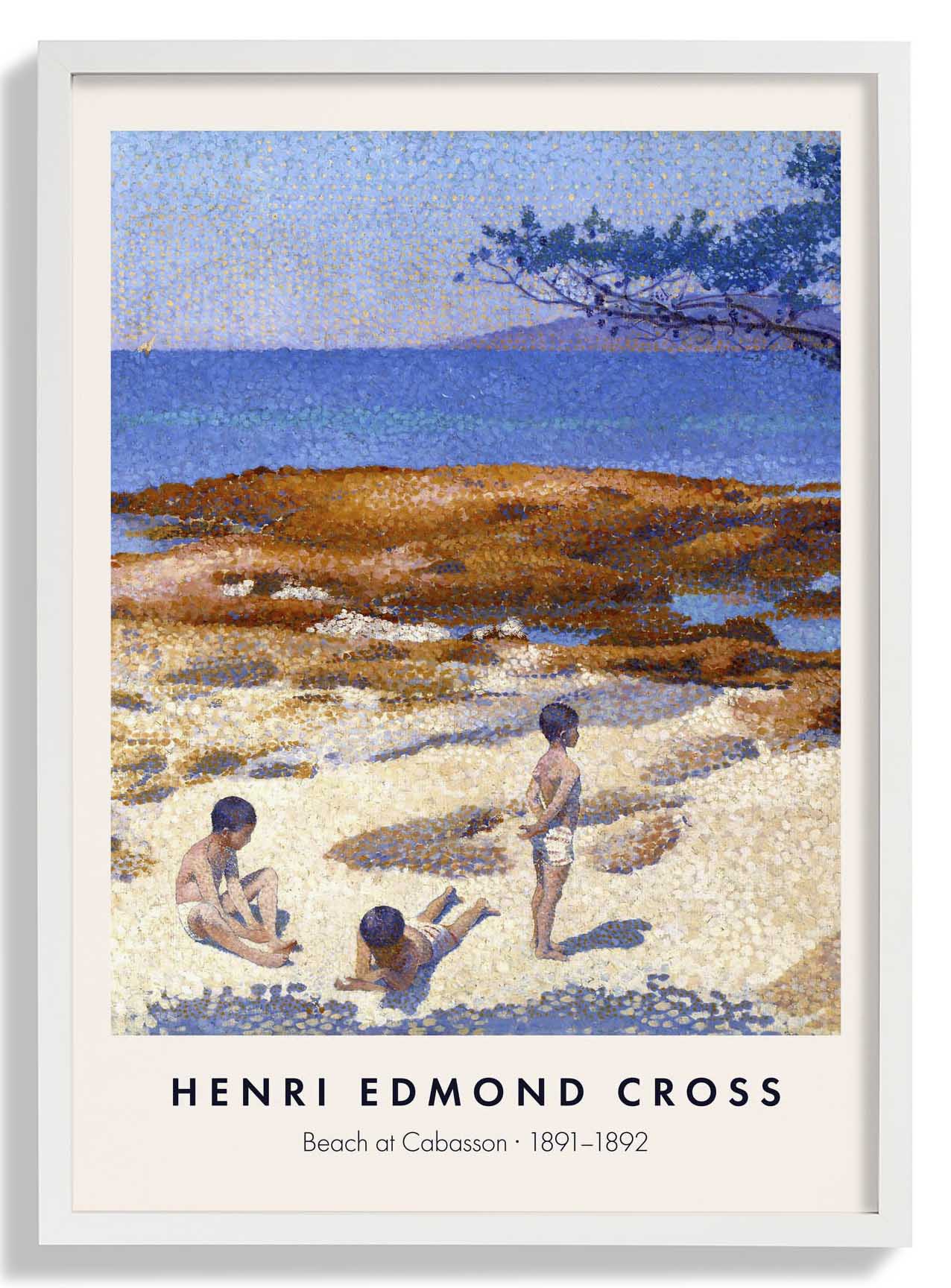 Beach at Cabasson by Henri Edmond Cross