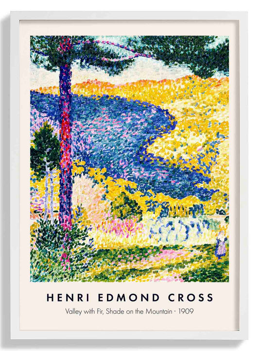 Valley with Fir, Shade on the Mountain by Henri Edmond Cross