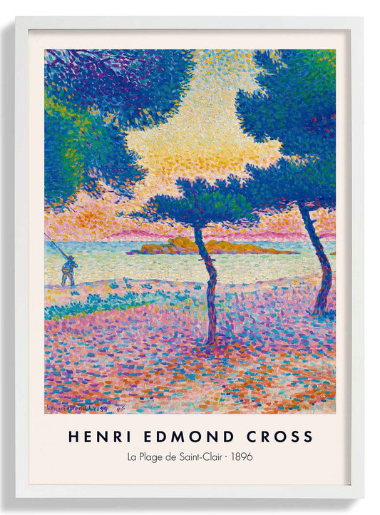 La Plage de Saint Clair von Henri Edmond Cross