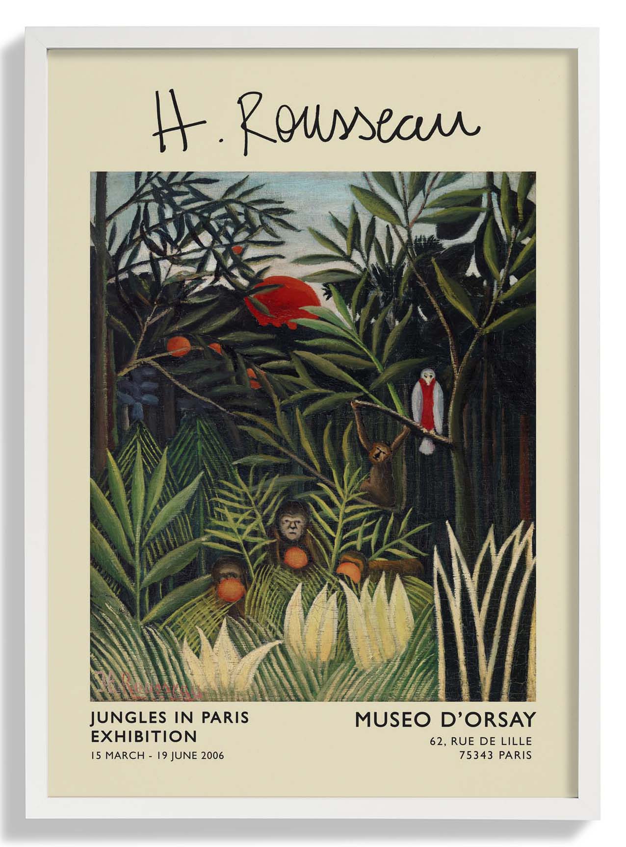 Monkeys and Parrot Rousseau Exhibition