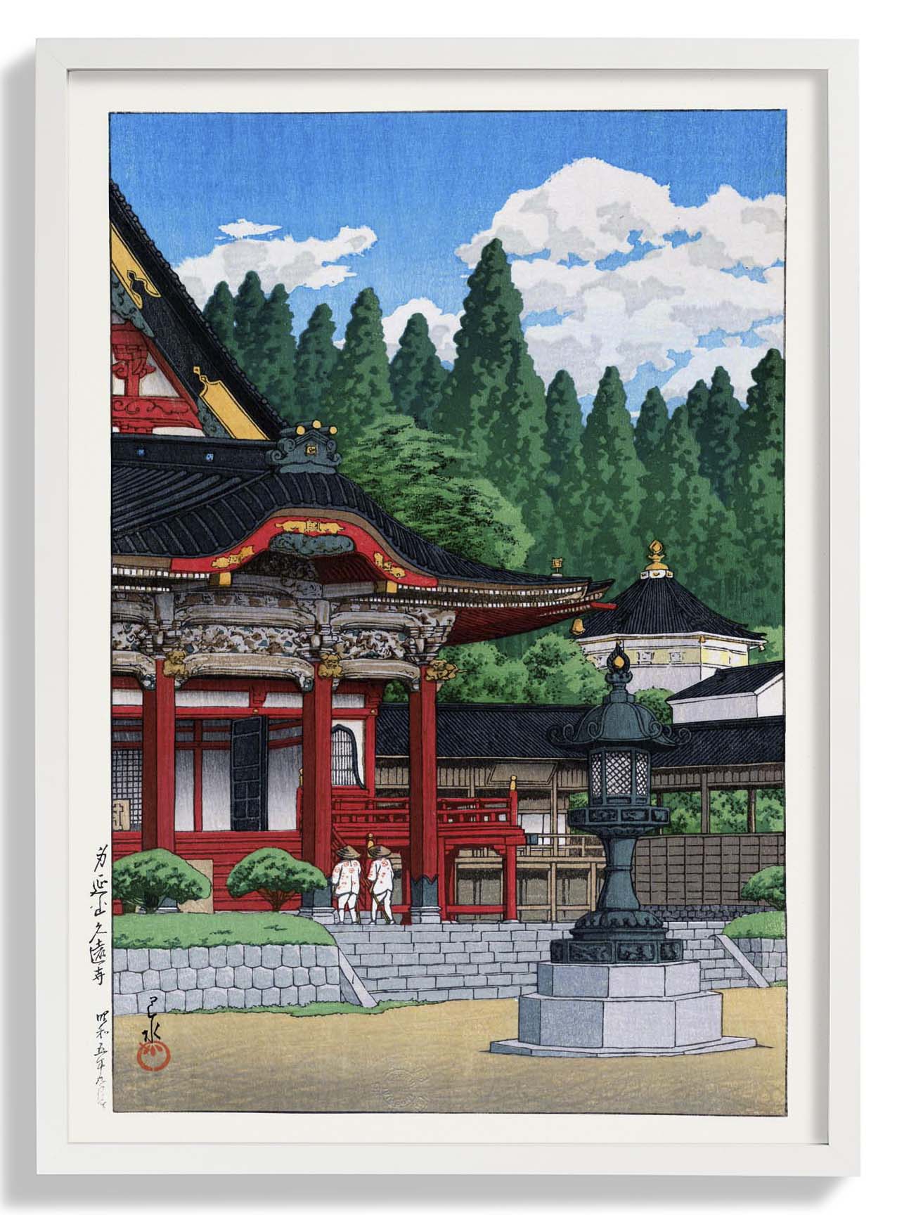 Roter Tempel von Hasui