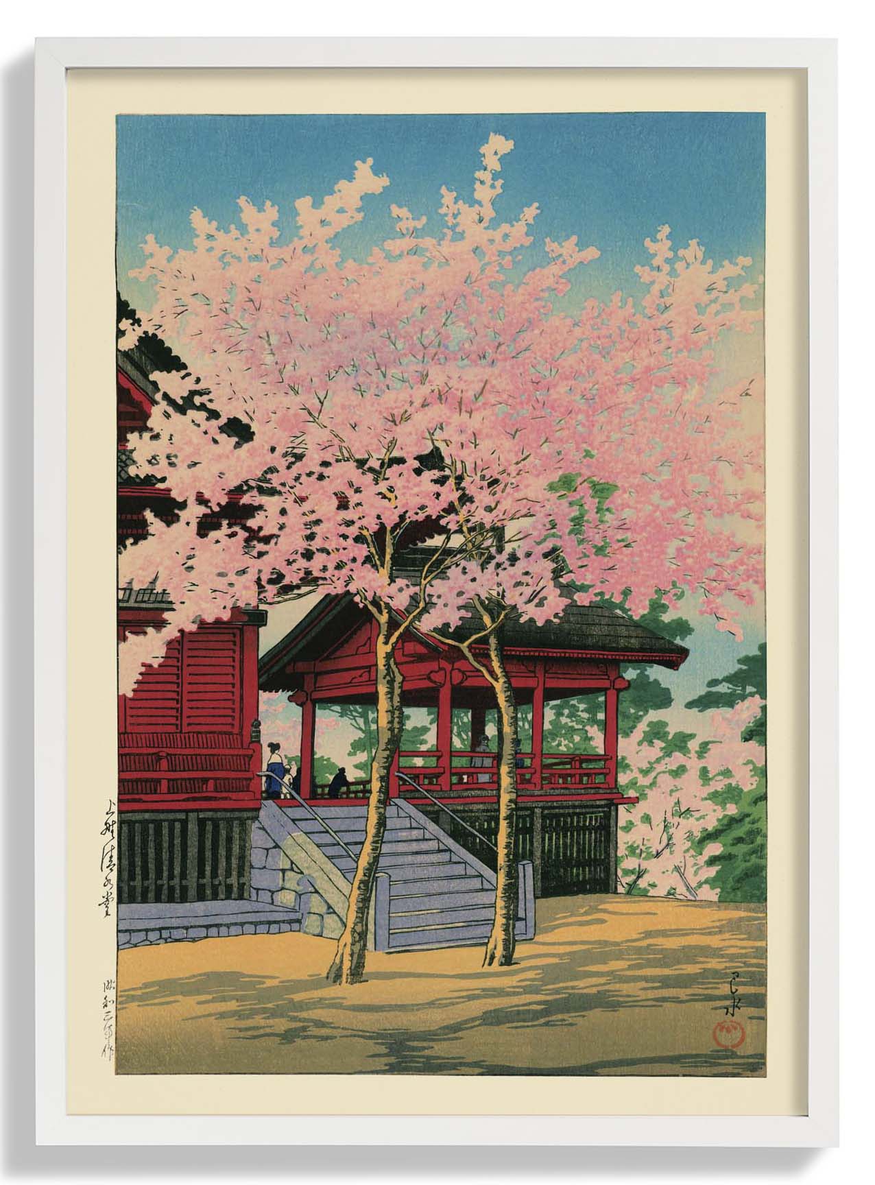 Kiyomizu Halle, Ueno von Hasui