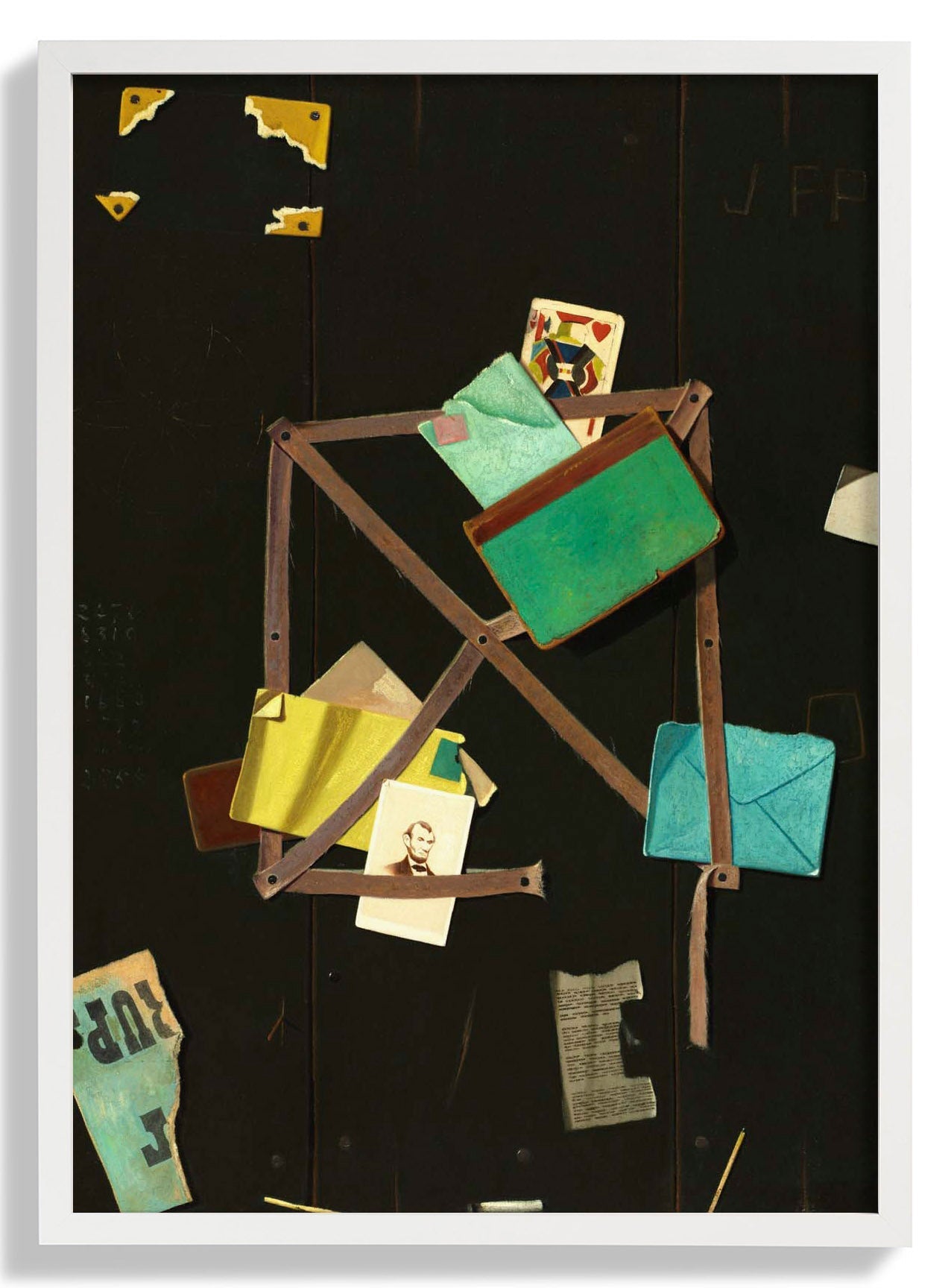 Card Rack with a Jack of Hearts by John Frederik Peto