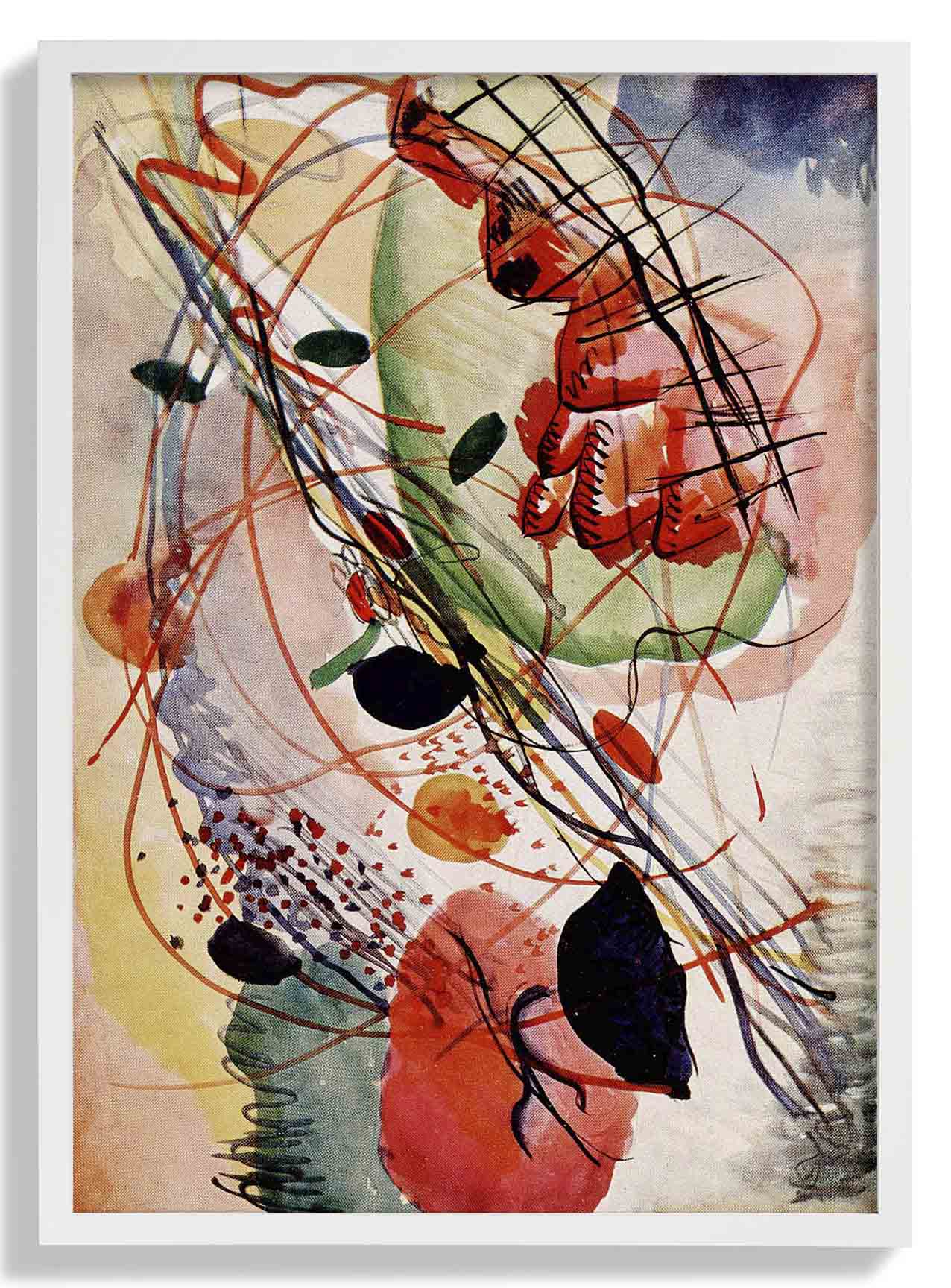 Aquarell Print by Wassily Kandinsky