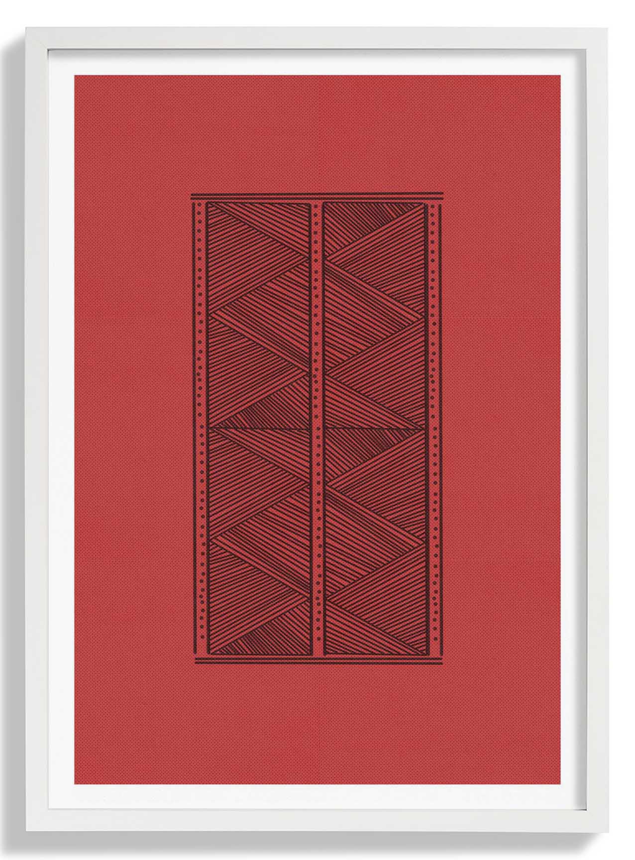 Kayapo Brazilian Indigenous Art Nr 12 by Cinthya Godoy