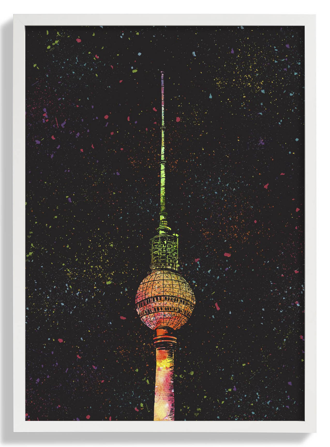 Berlin Splat TV Tower by Kaitlyn Parker