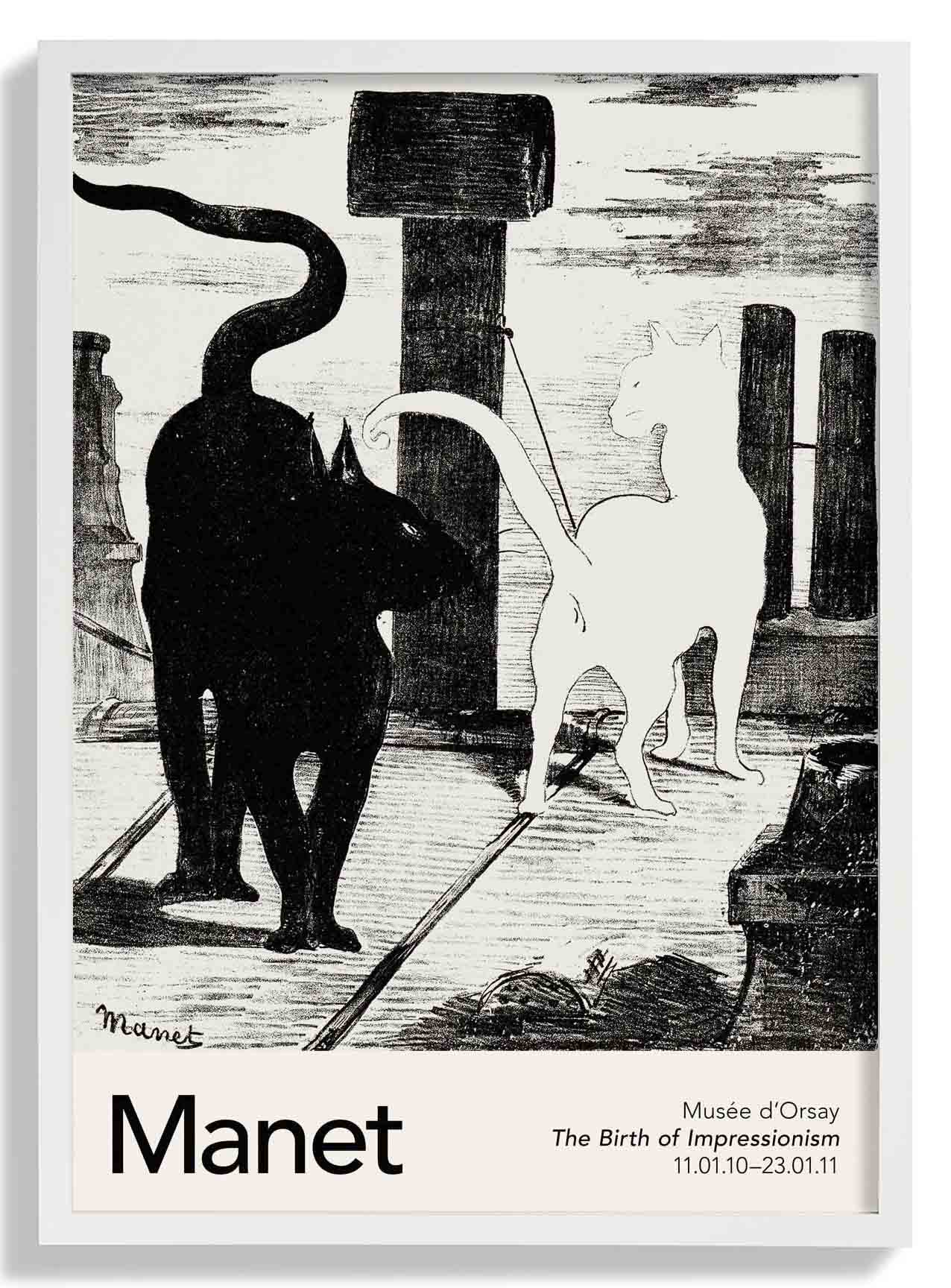 The Cats Rendezvous by Manet Exhibition