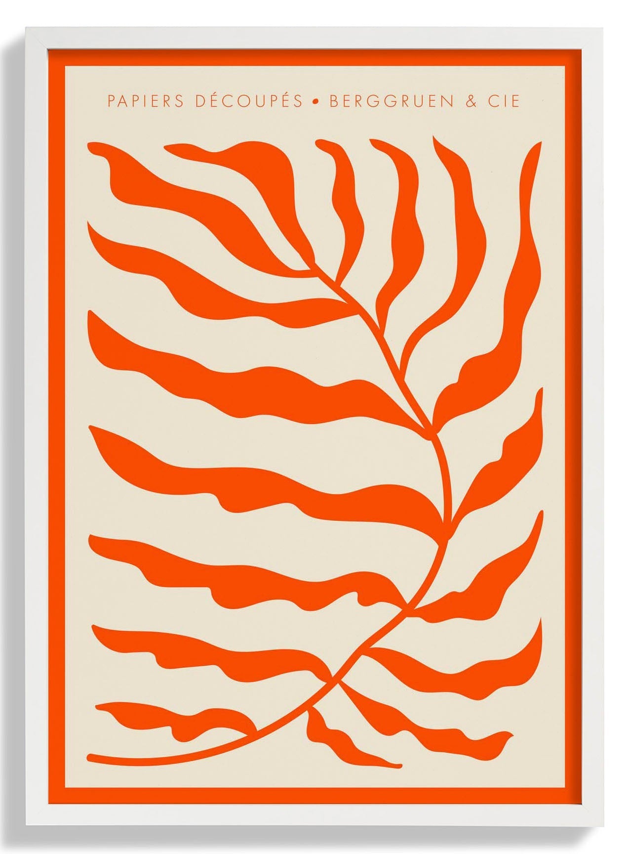 Orange Leafs Papiers Découpés Art Exhibition