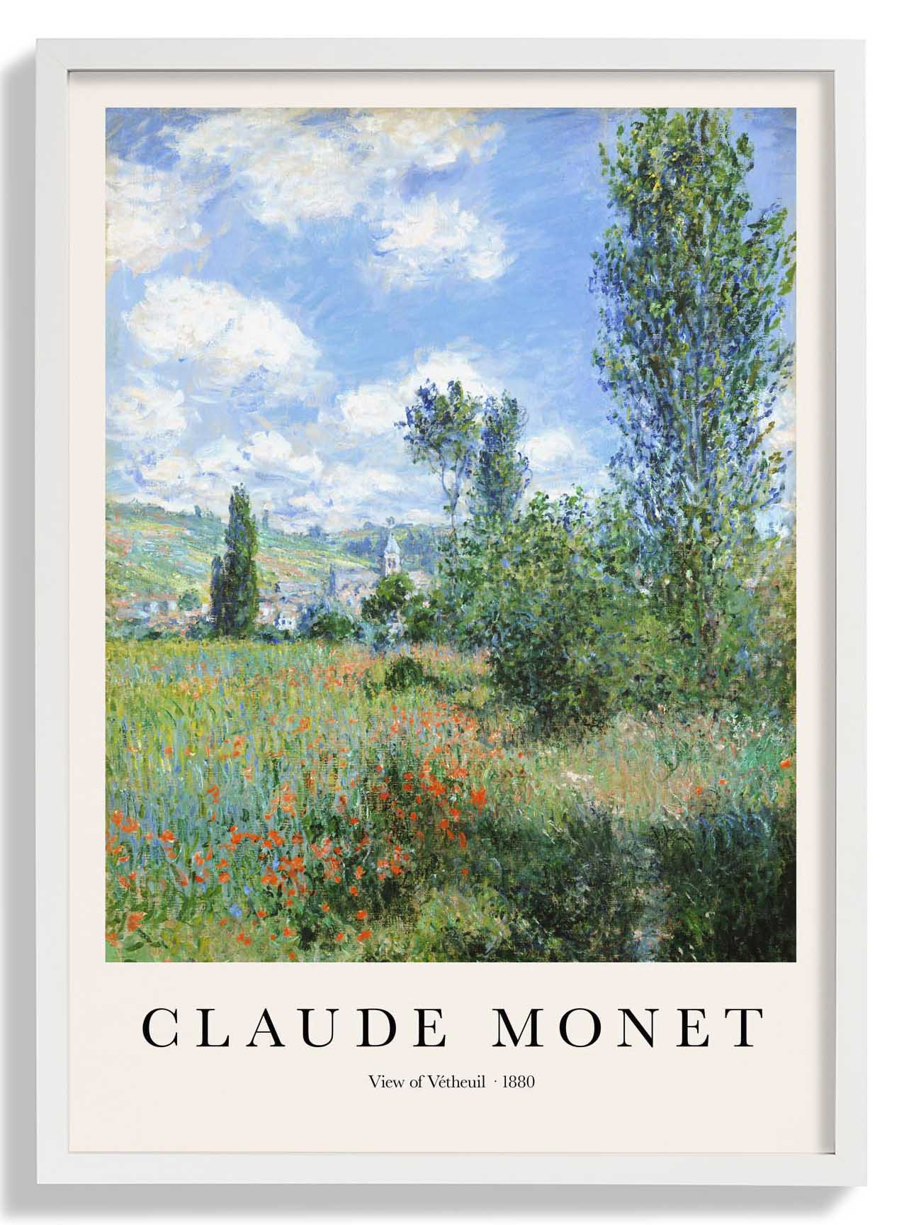 View of Vétheuil by Claude Monet