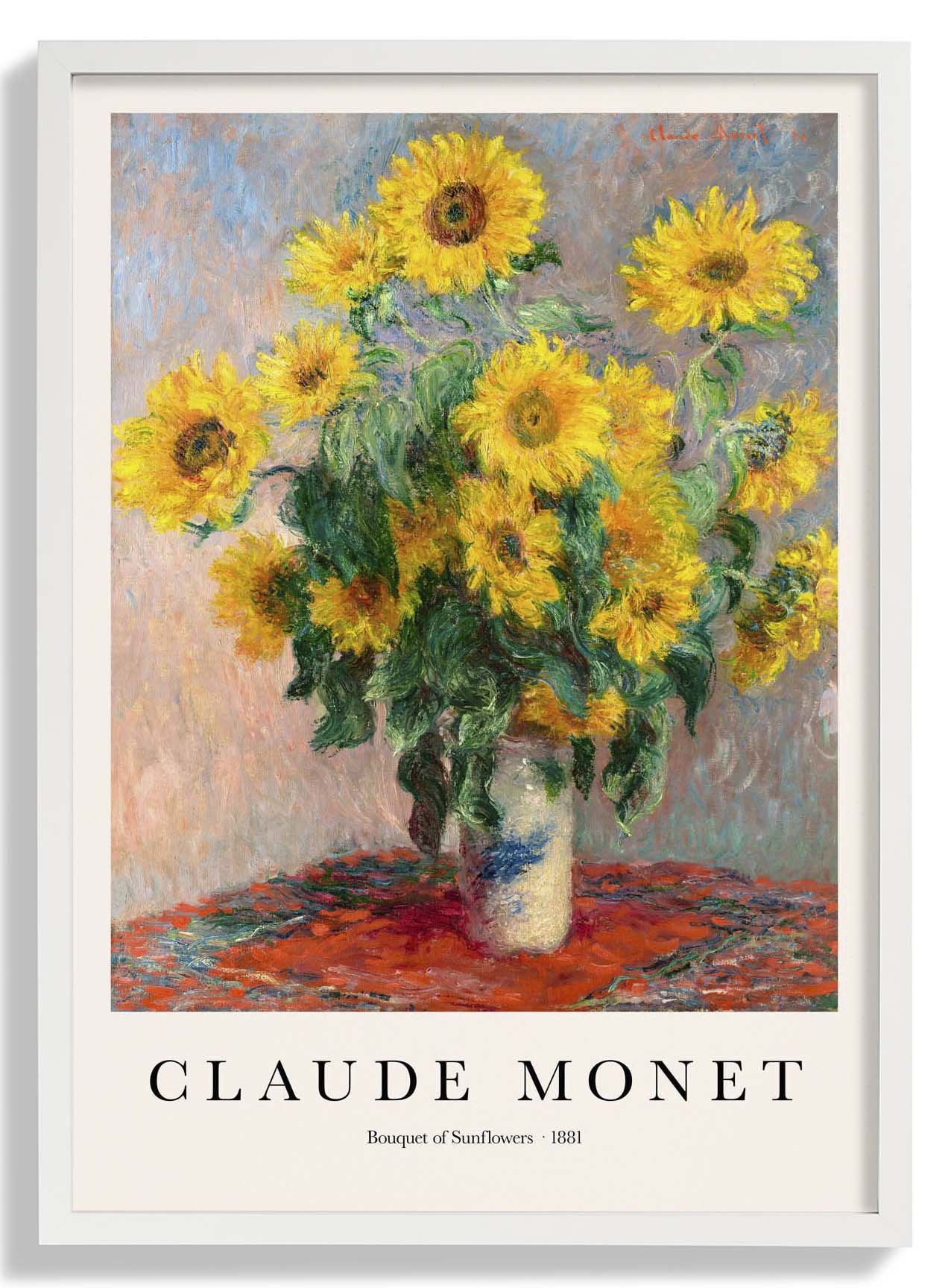 Bouquet of Sunflowers by Claude Monet