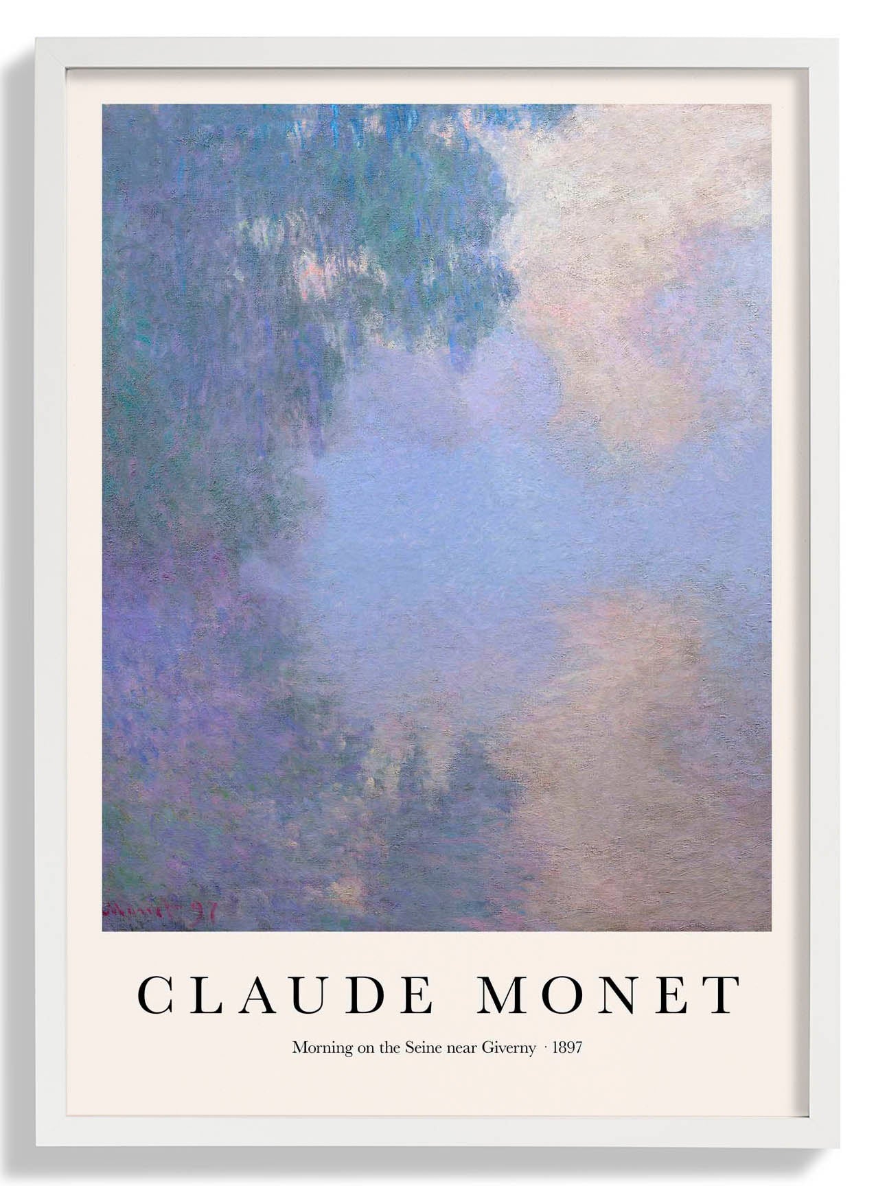 Morning on the Seine near Giverny by Claude Monet