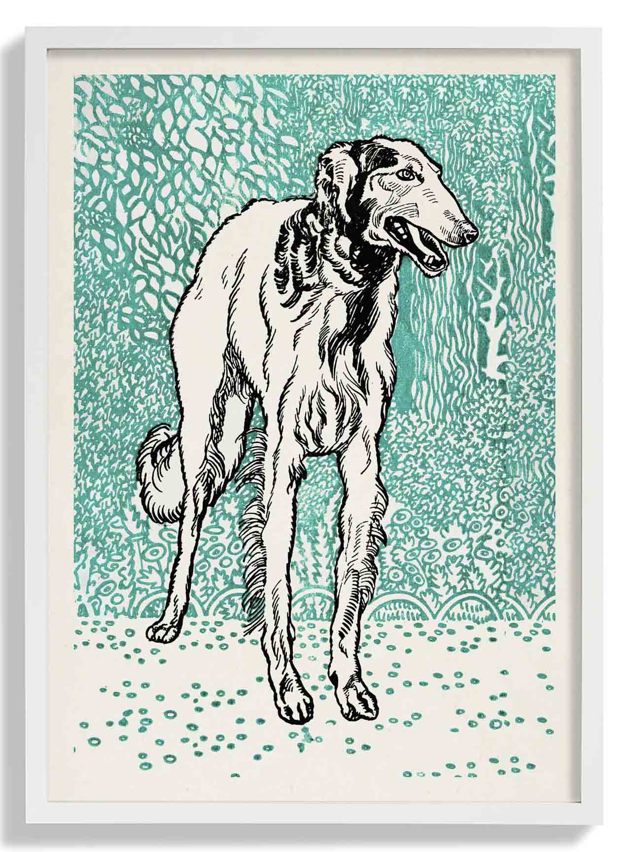 Windhund Nr. 3 von Moritz Jung