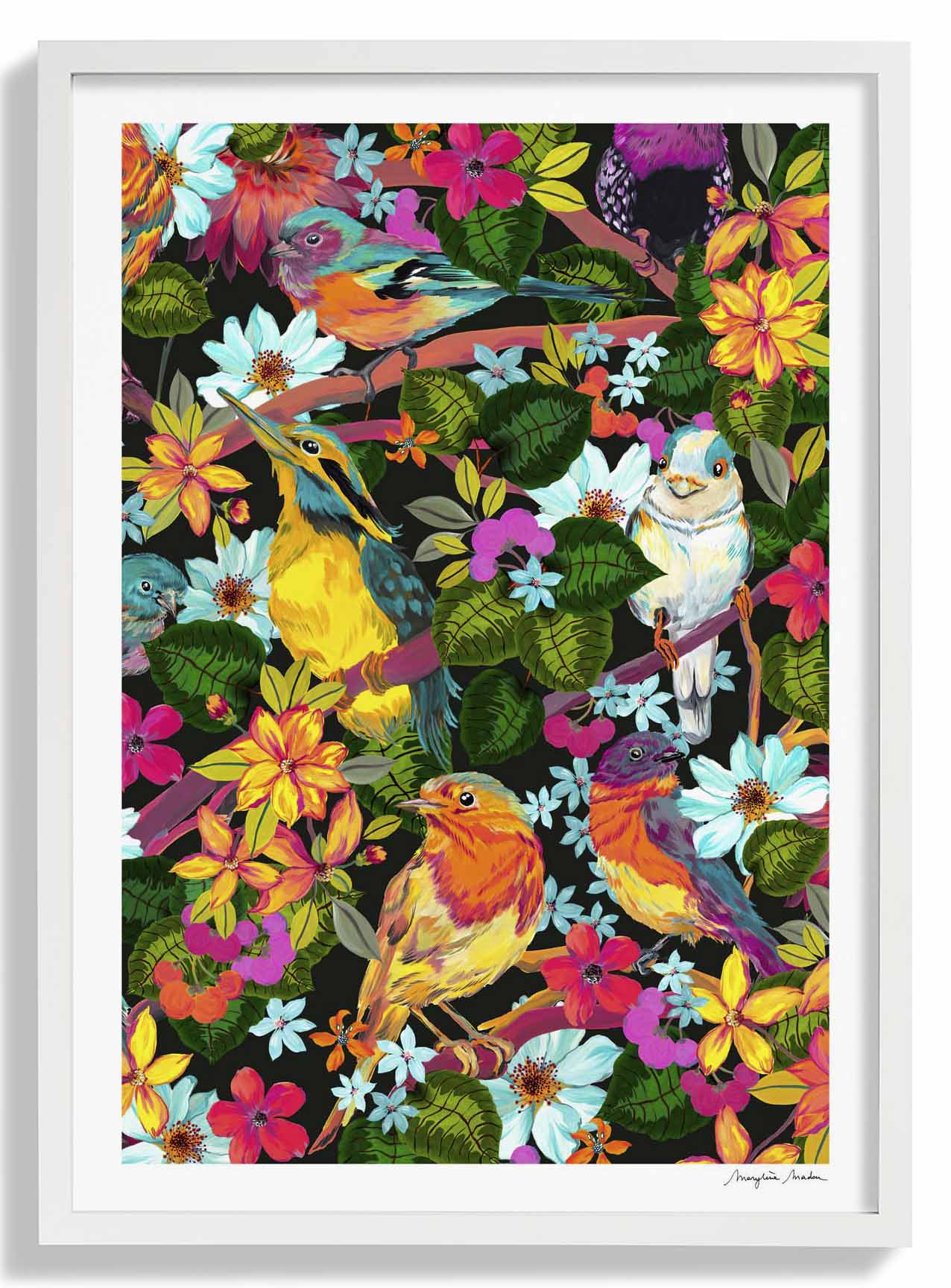Forest Birds VERTICAL by MARYLENE MADOU