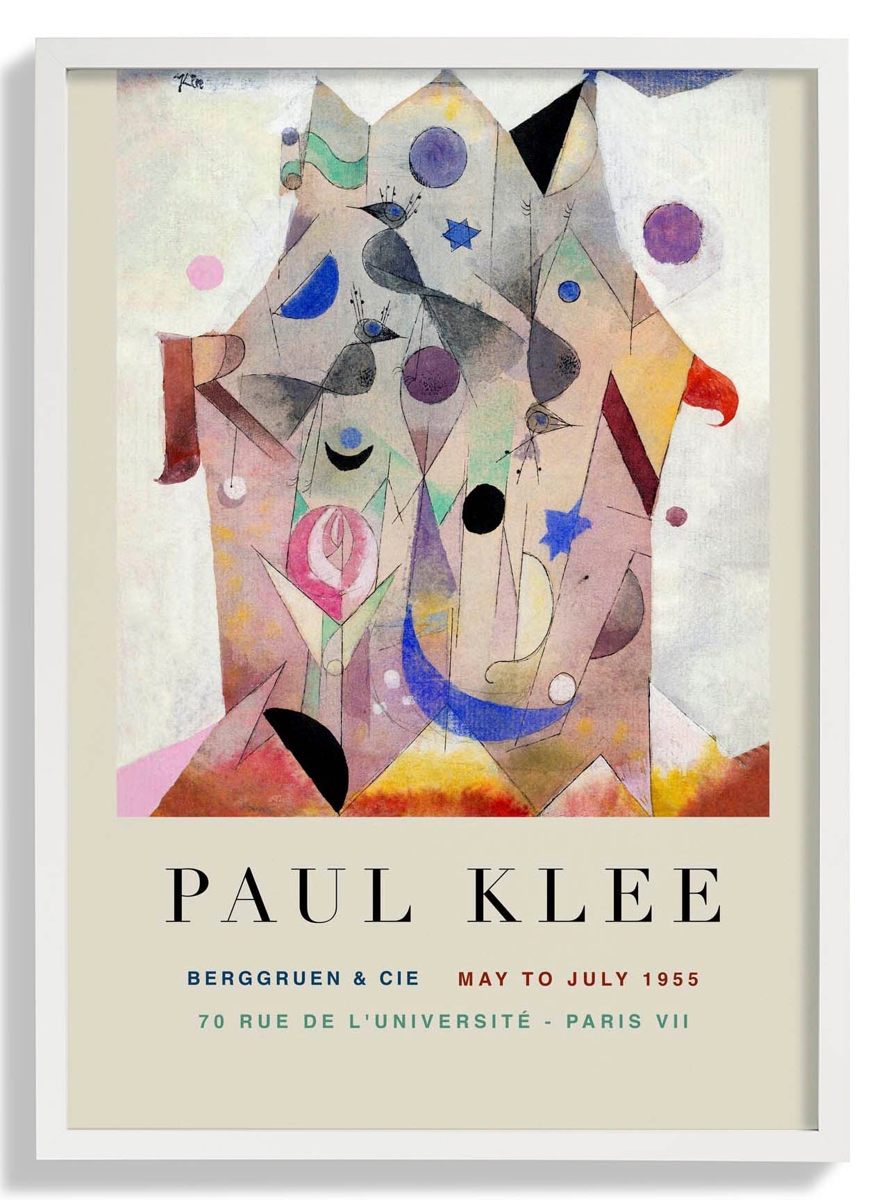 Paul Klee Persian Nightingales Art Exhibition