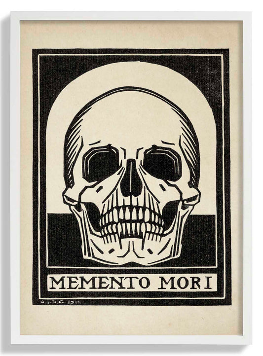 Antique Memento Mori Skull