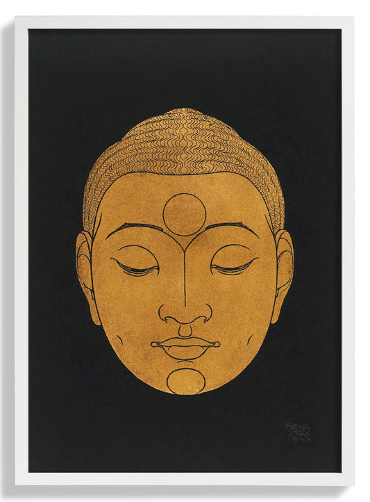 Head of Buddha Black by Reijer Stolk