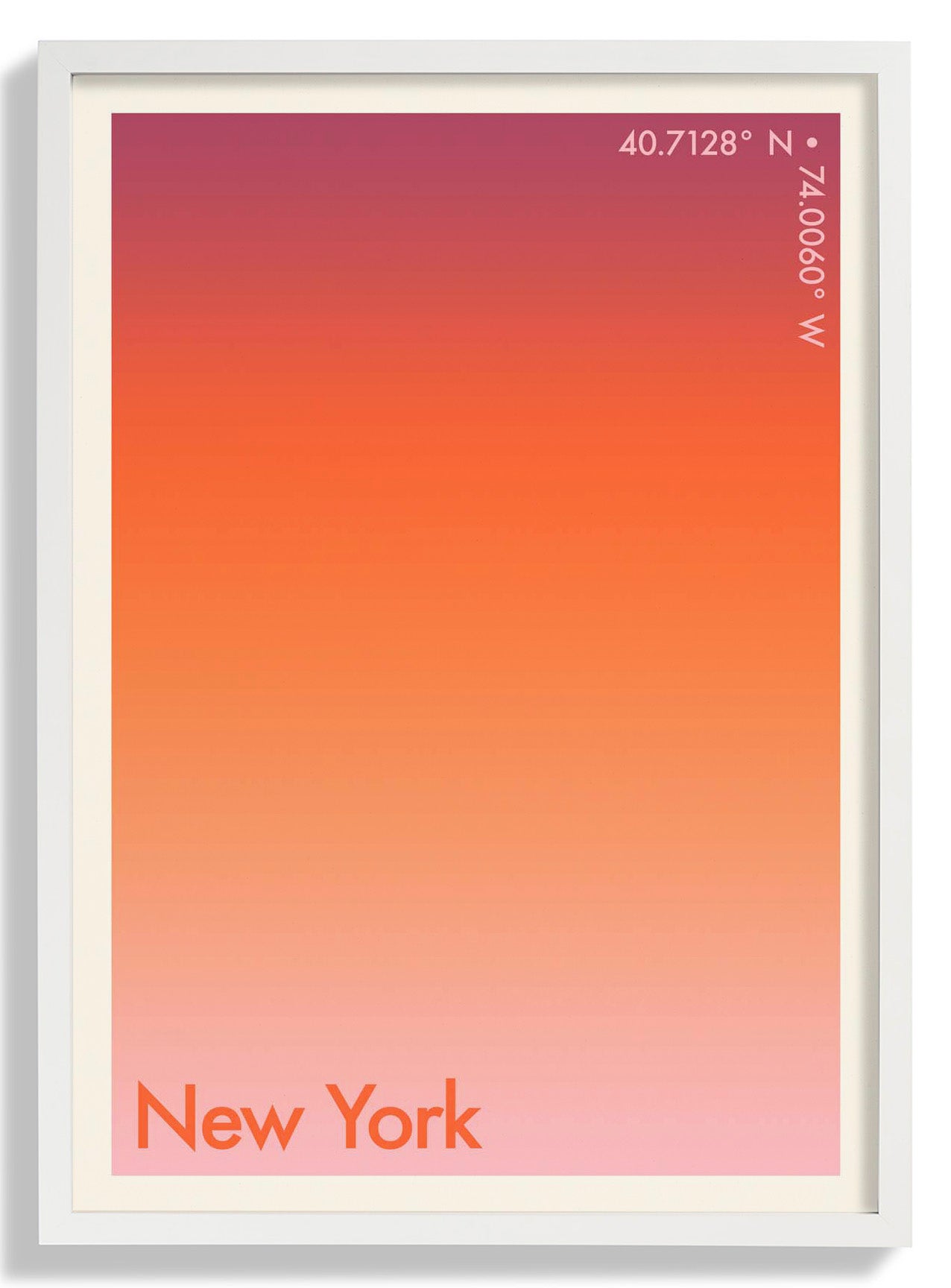 New York Sunset City