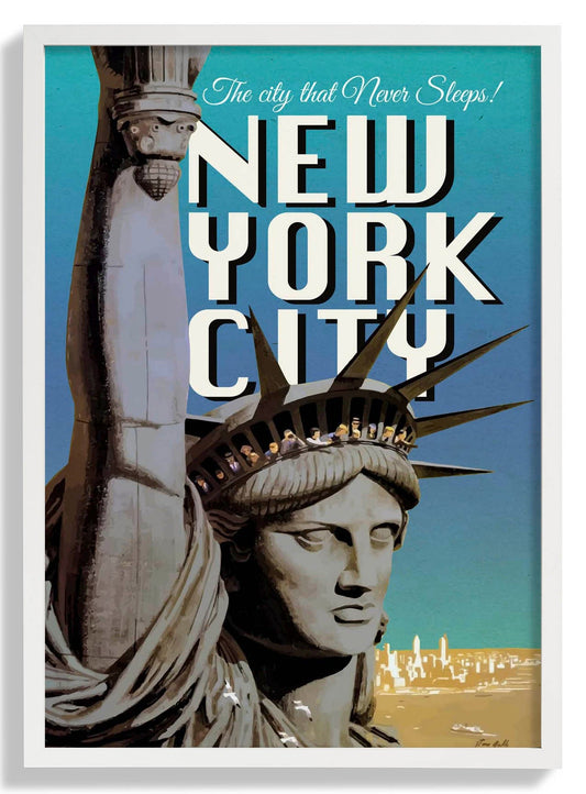 New York with Statue of Liberty