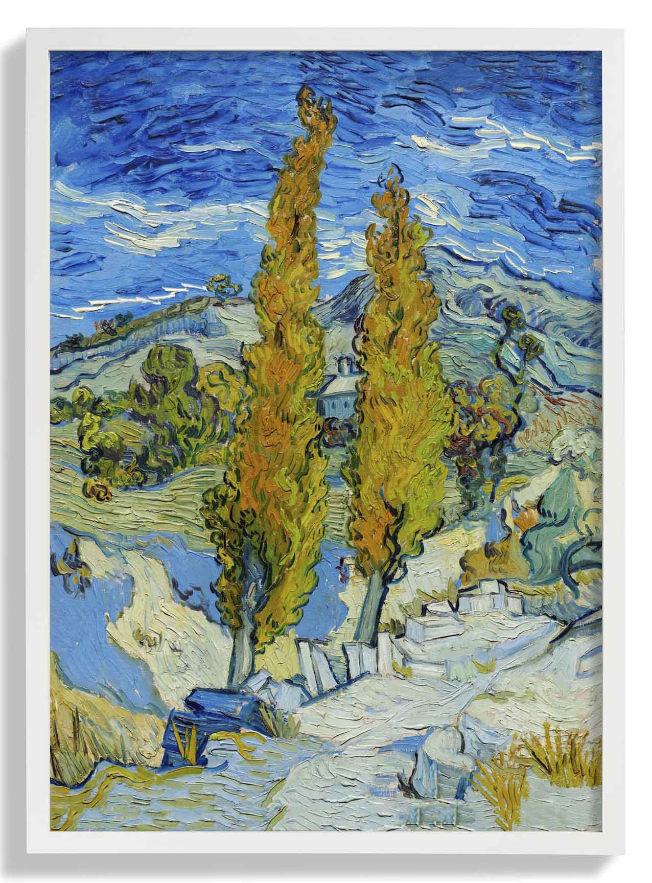 The Poplars at Saint-Rémy by Van Gogh