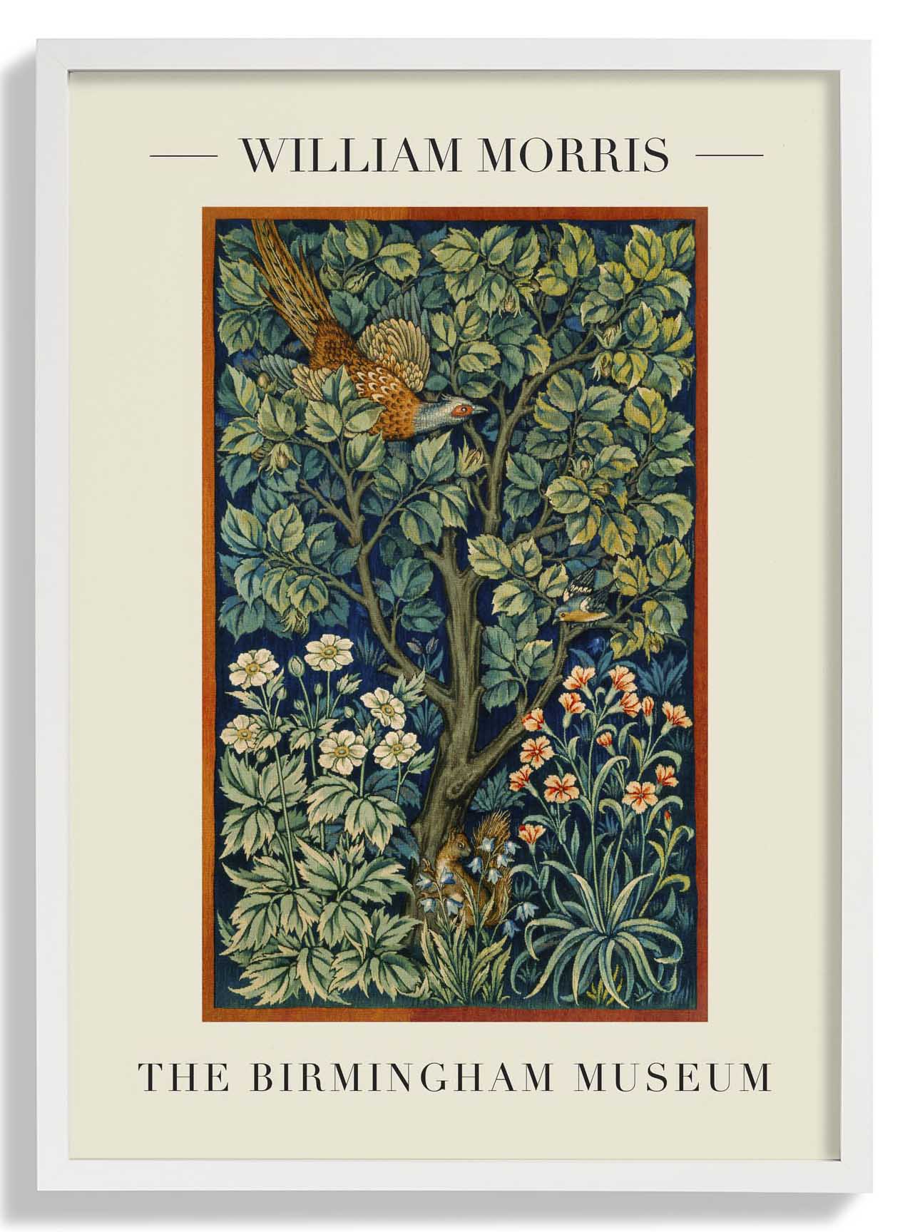 William Morris Peacock Pheasant Art Exhibition