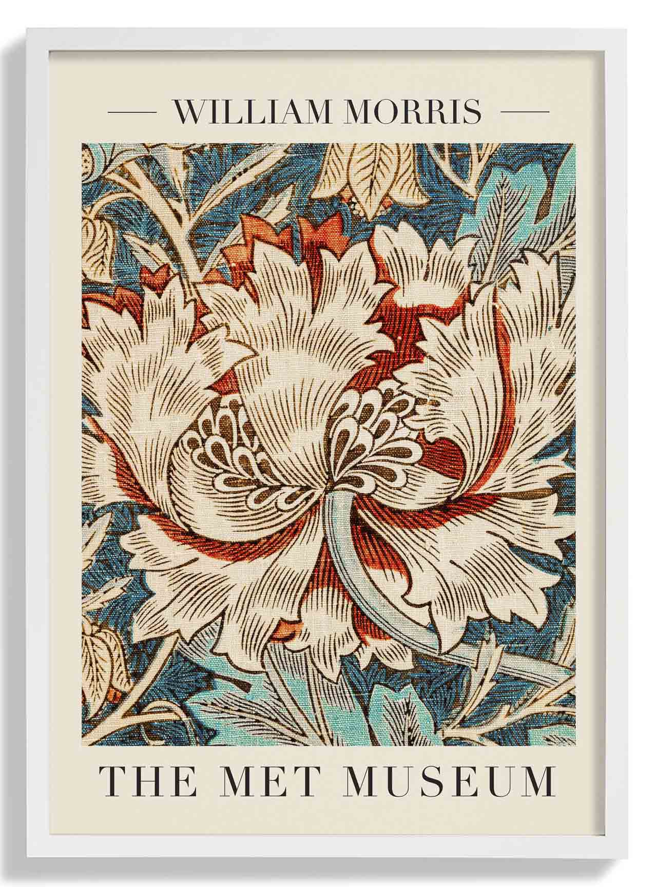 William Morris Honeysuckle Pattern III Art Exhibition