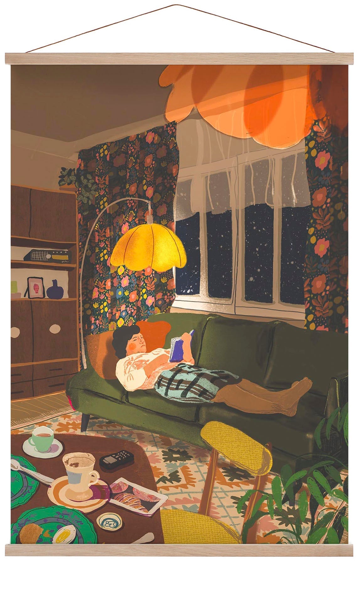 Evening reader By Gigi Rosado