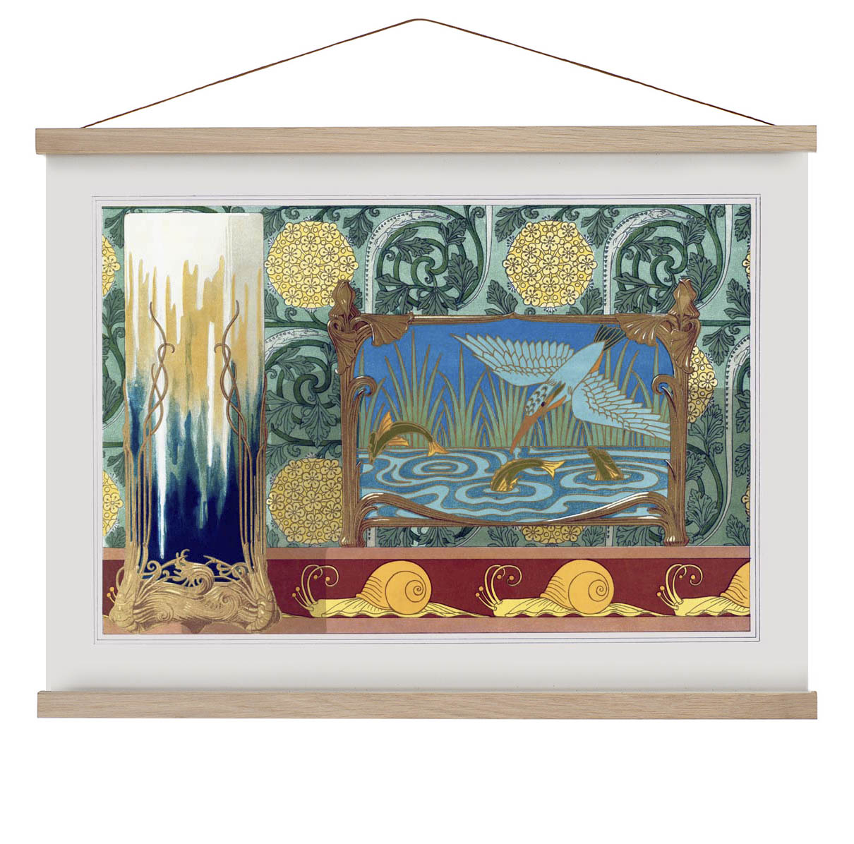 Bird on the Lake and Snails