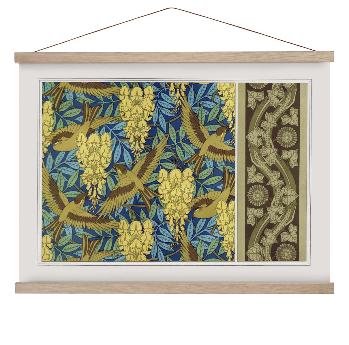 Birds, Flowers and Leaves