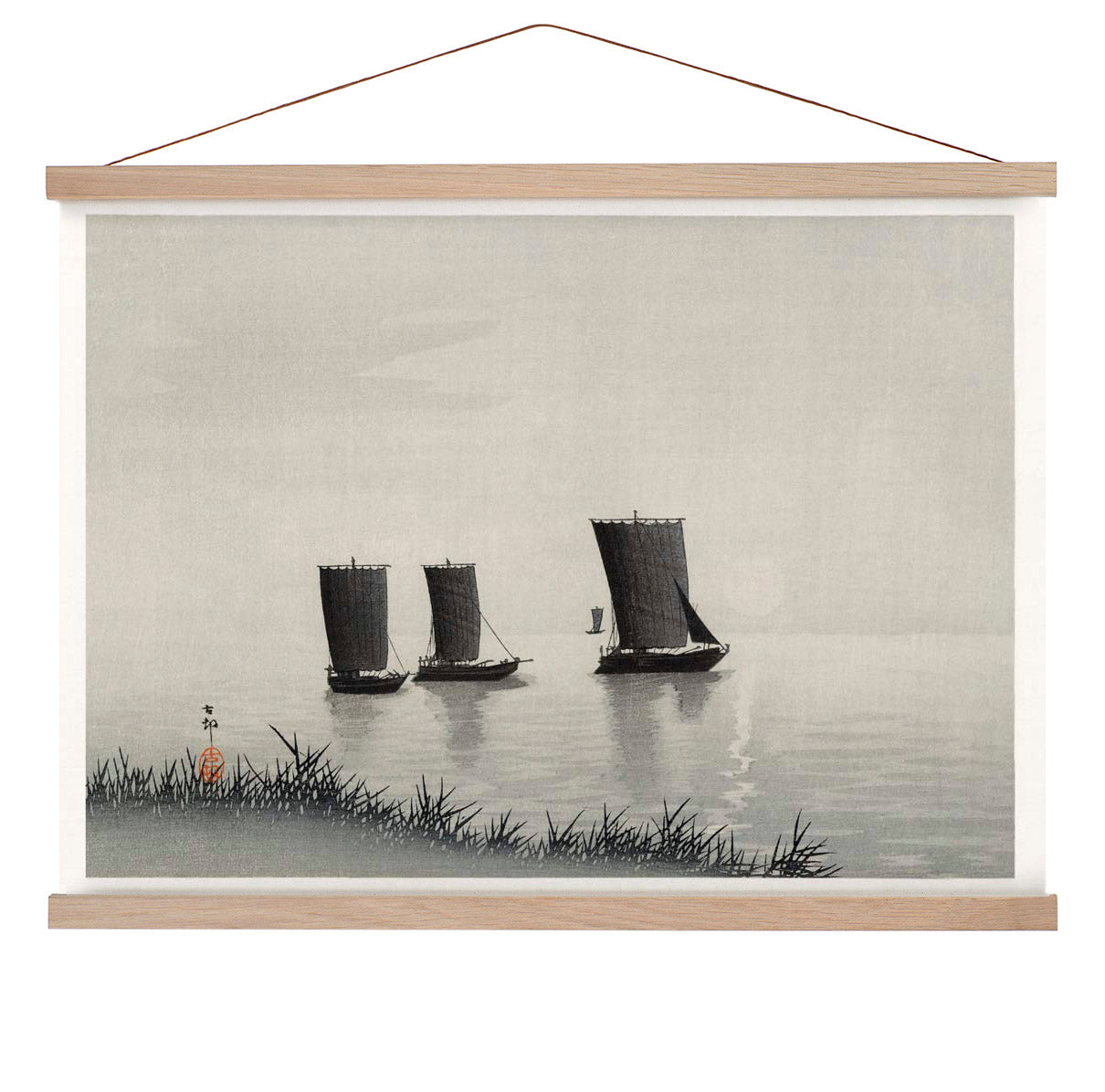 Fishing Boats by Ohara Koson