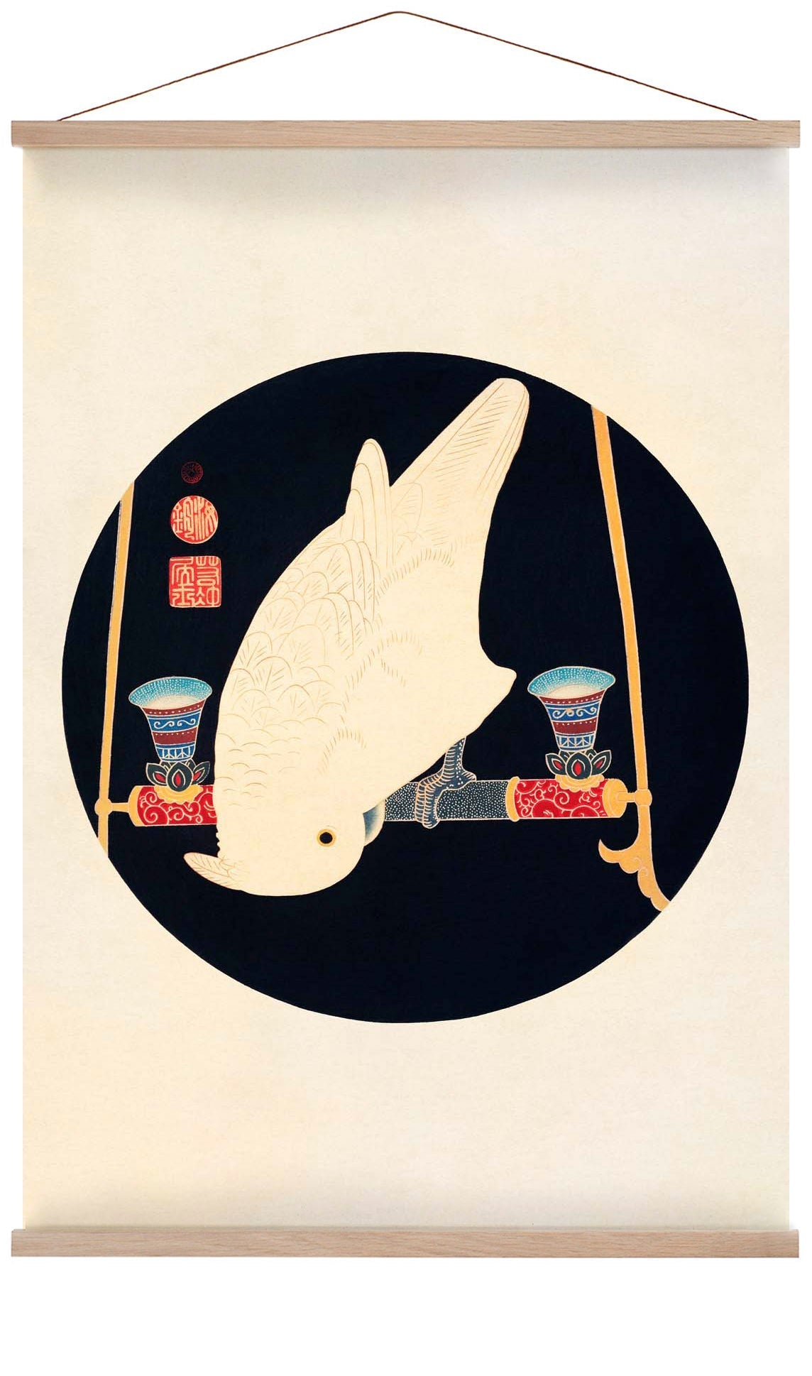 The White Macaw by Ito Jakuchu
