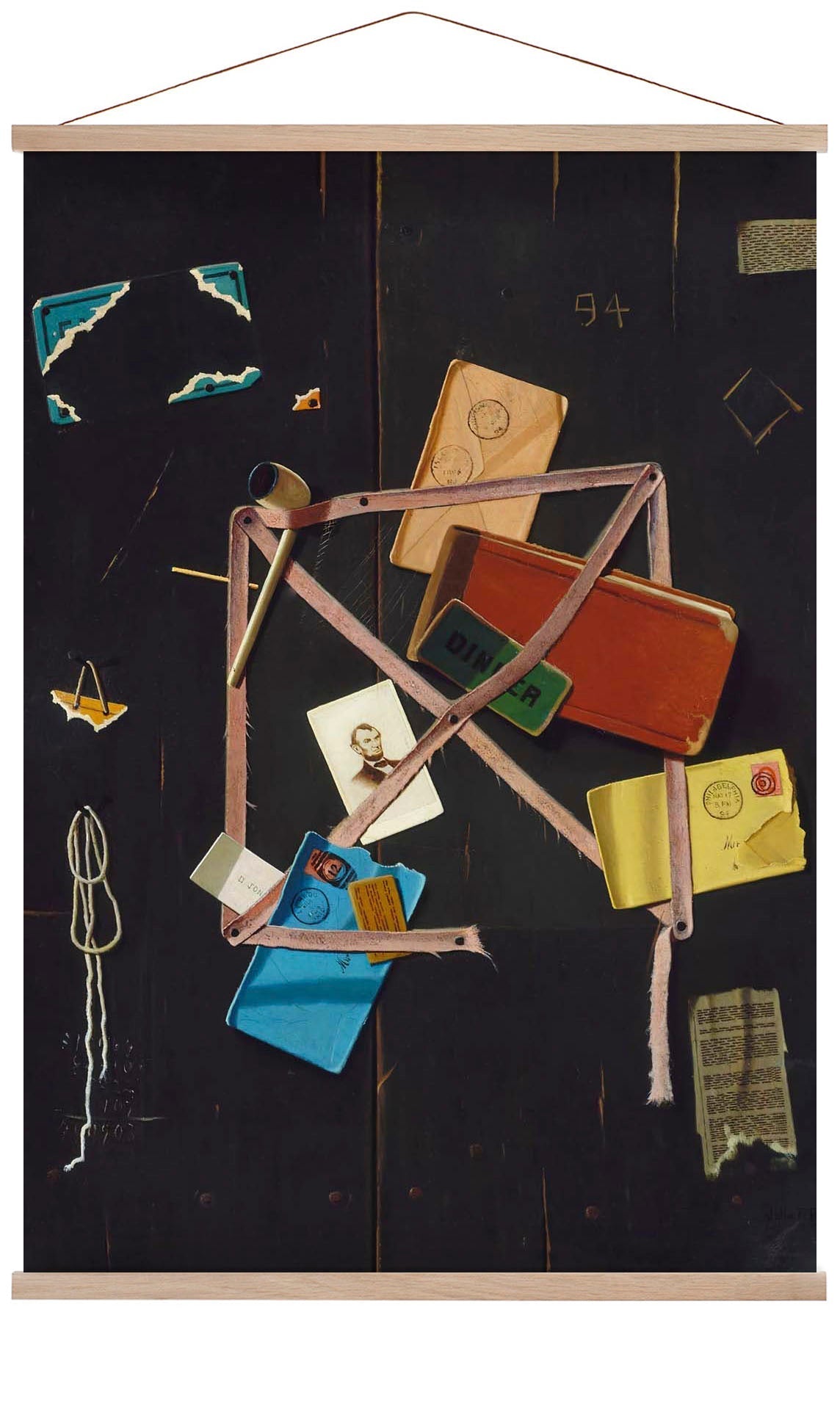 Old Time Letter Rack von John Frederik Peto