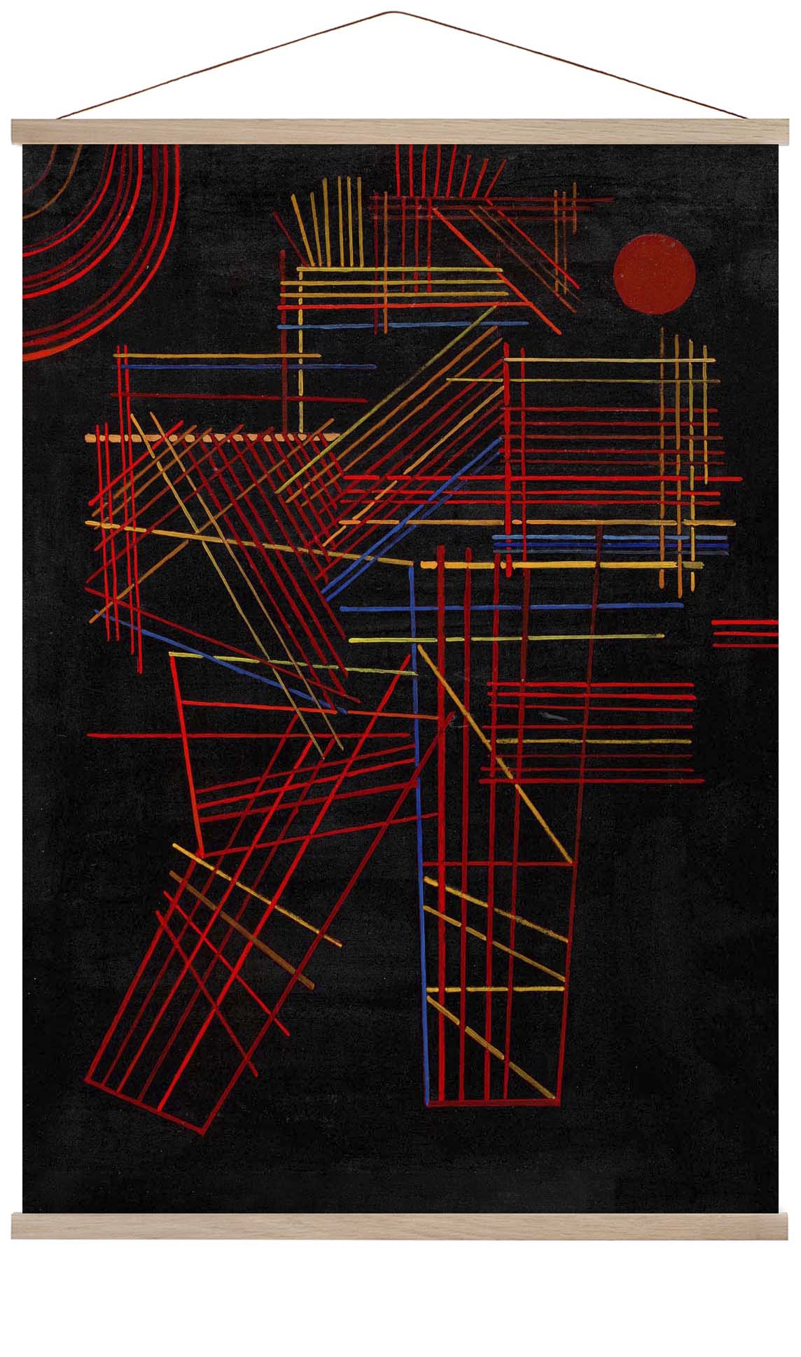 Colored Sticks by Wassily Kandinsky
