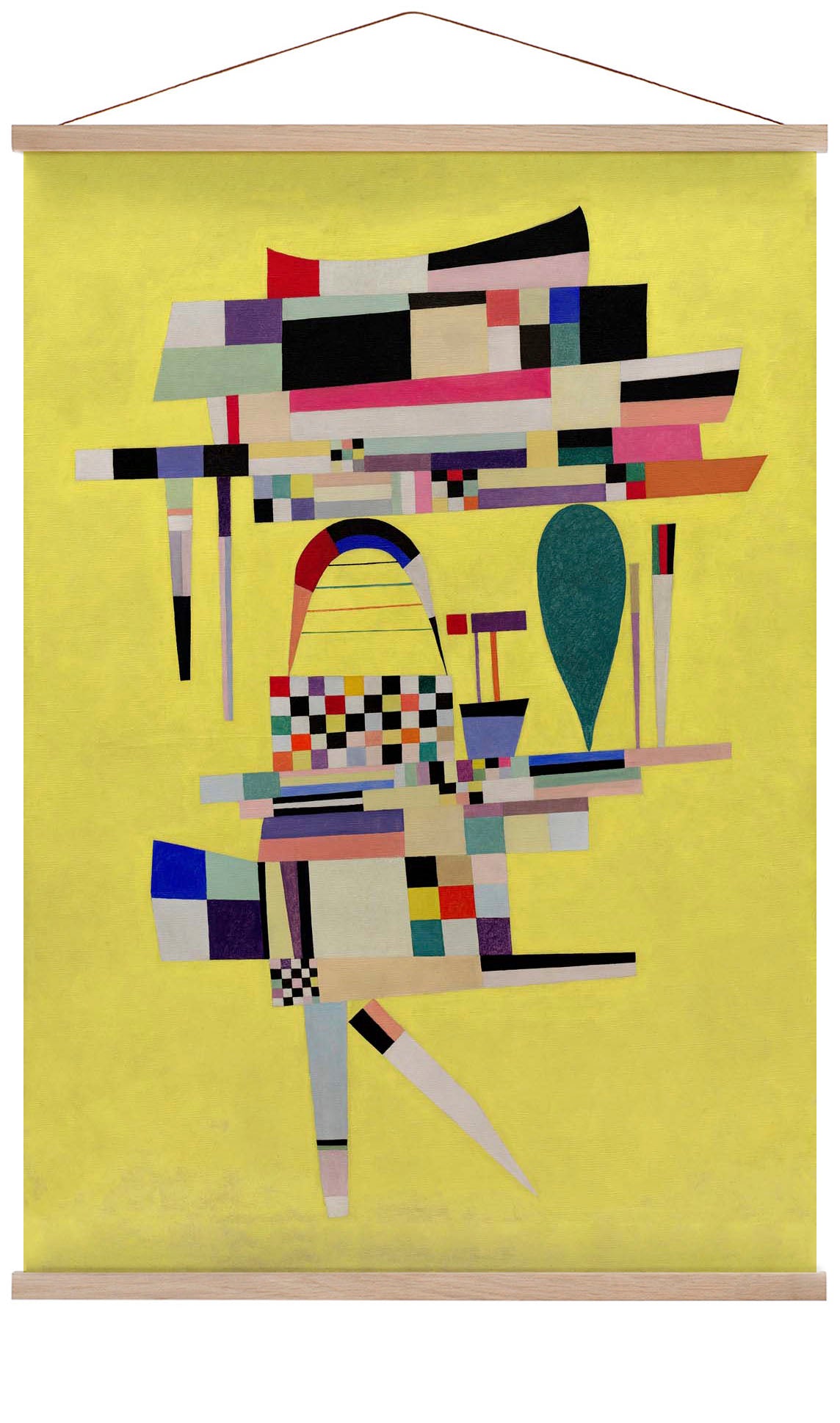 Yellow Painting by Wassily Kandinsky