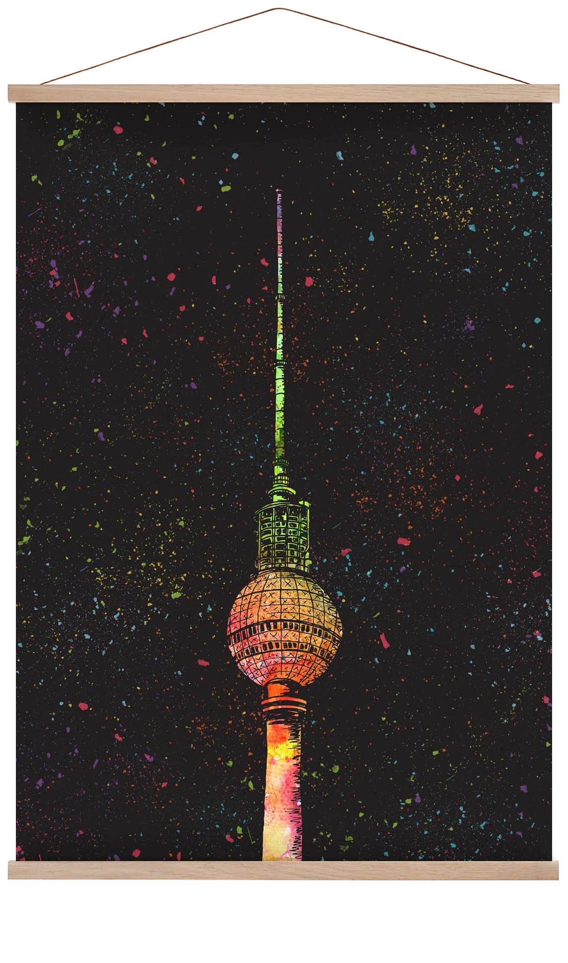 Berlin Splat TV Tower by Kaitlyn Parker