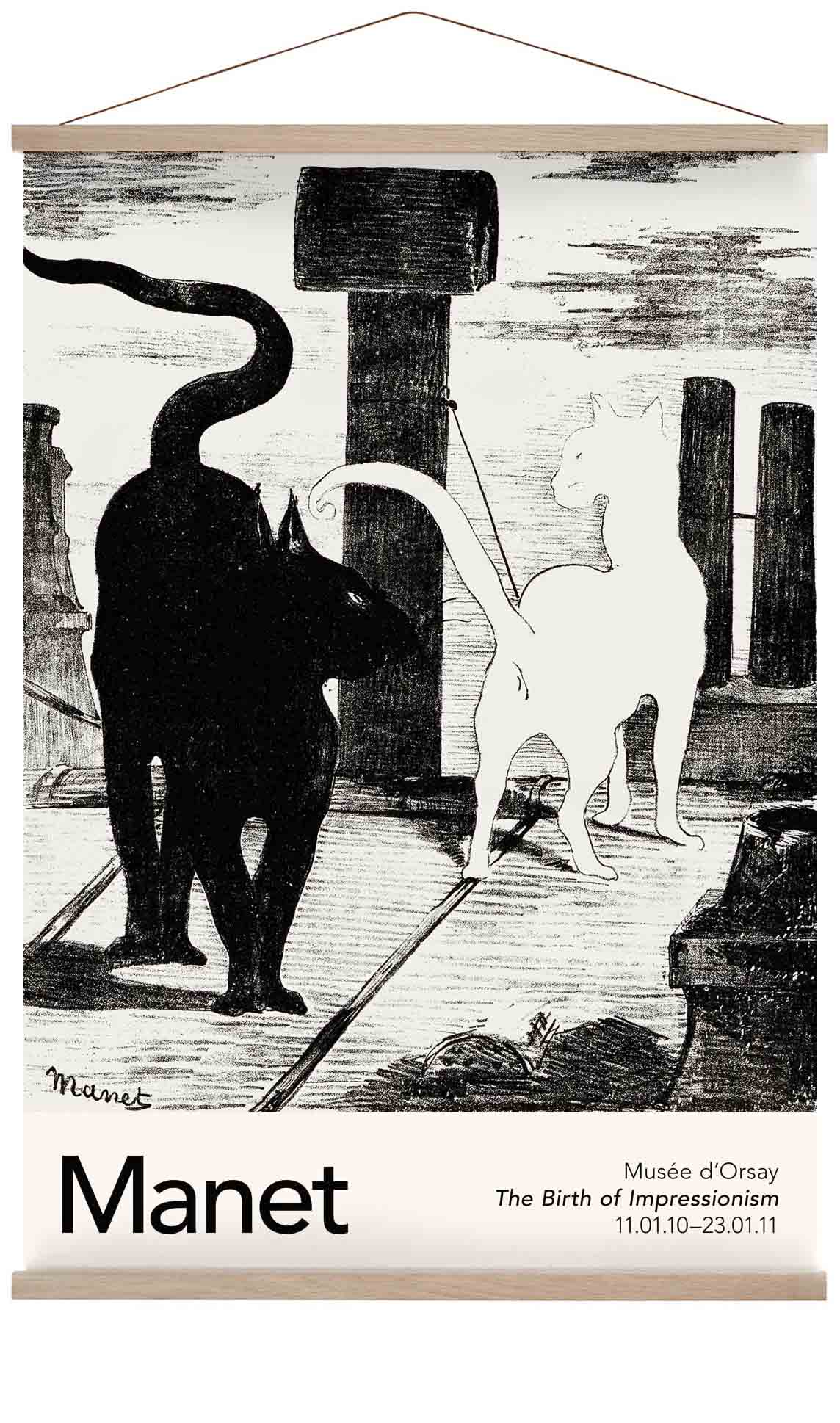 The Cats Rendezvous by Manet Exhibition