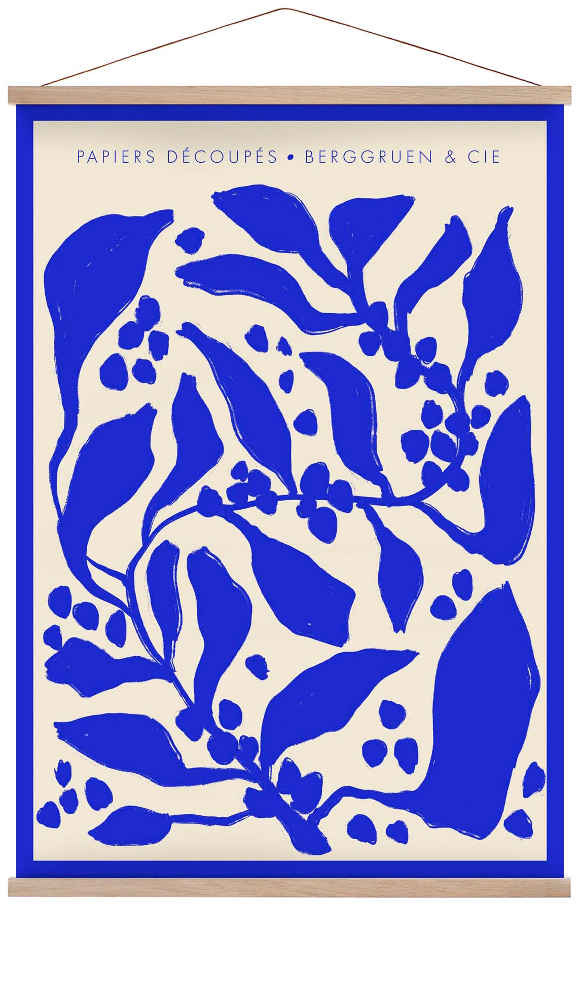 Blue Berries Papiers Découpés Art Exhibition