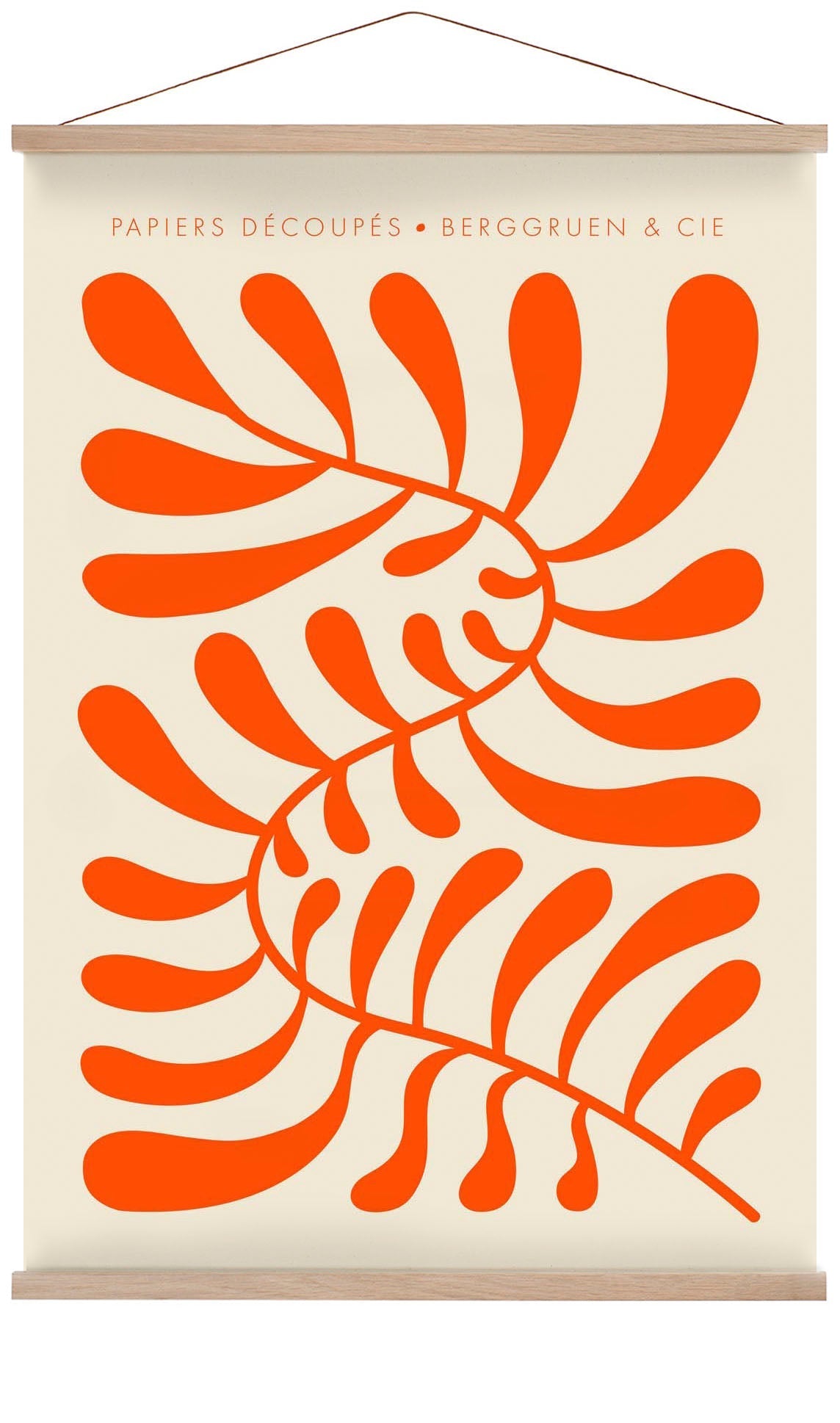 Orange Papiers Découpés Art Exhibition